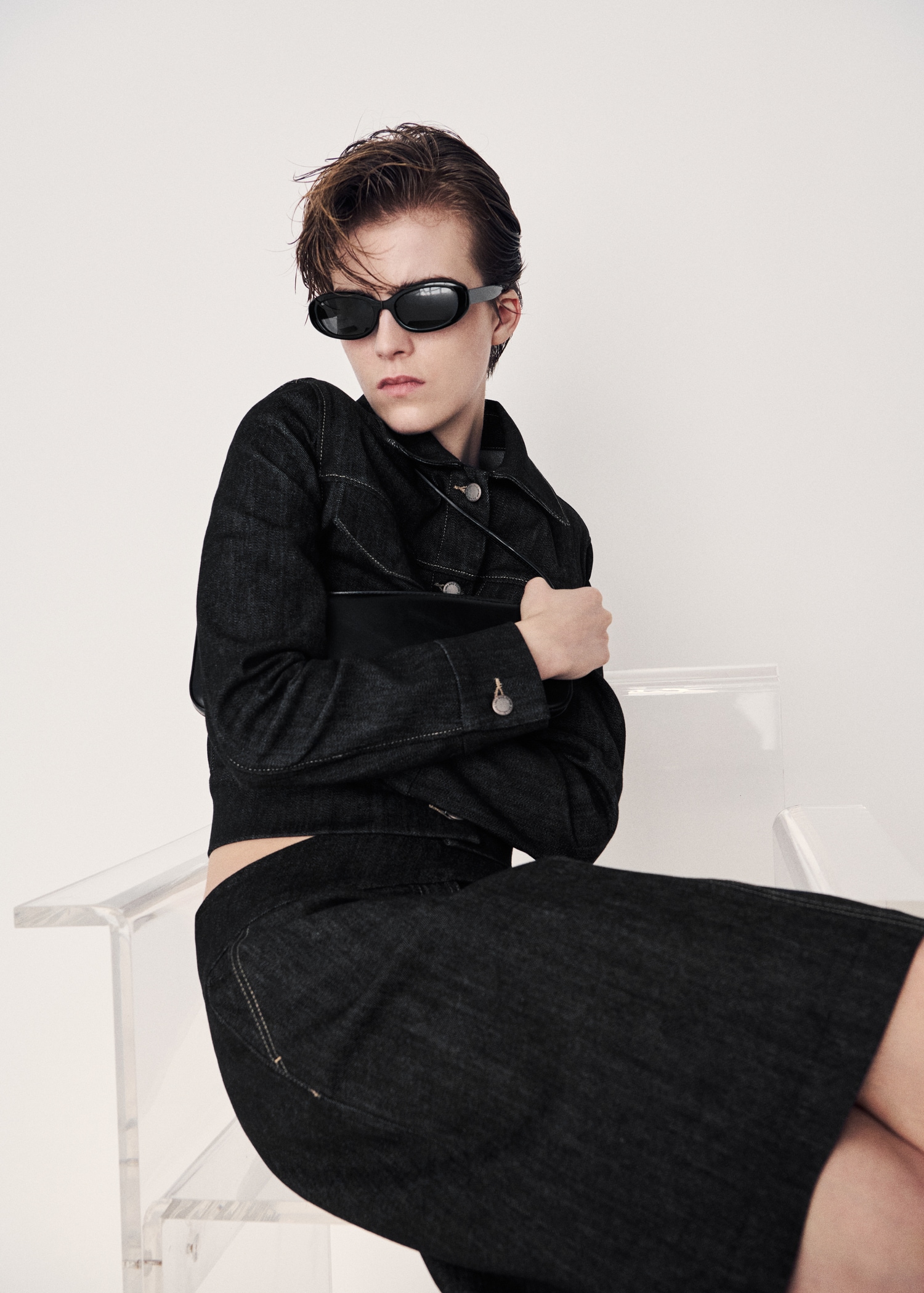 Falda midi vaquera - Detalle del artículo 1