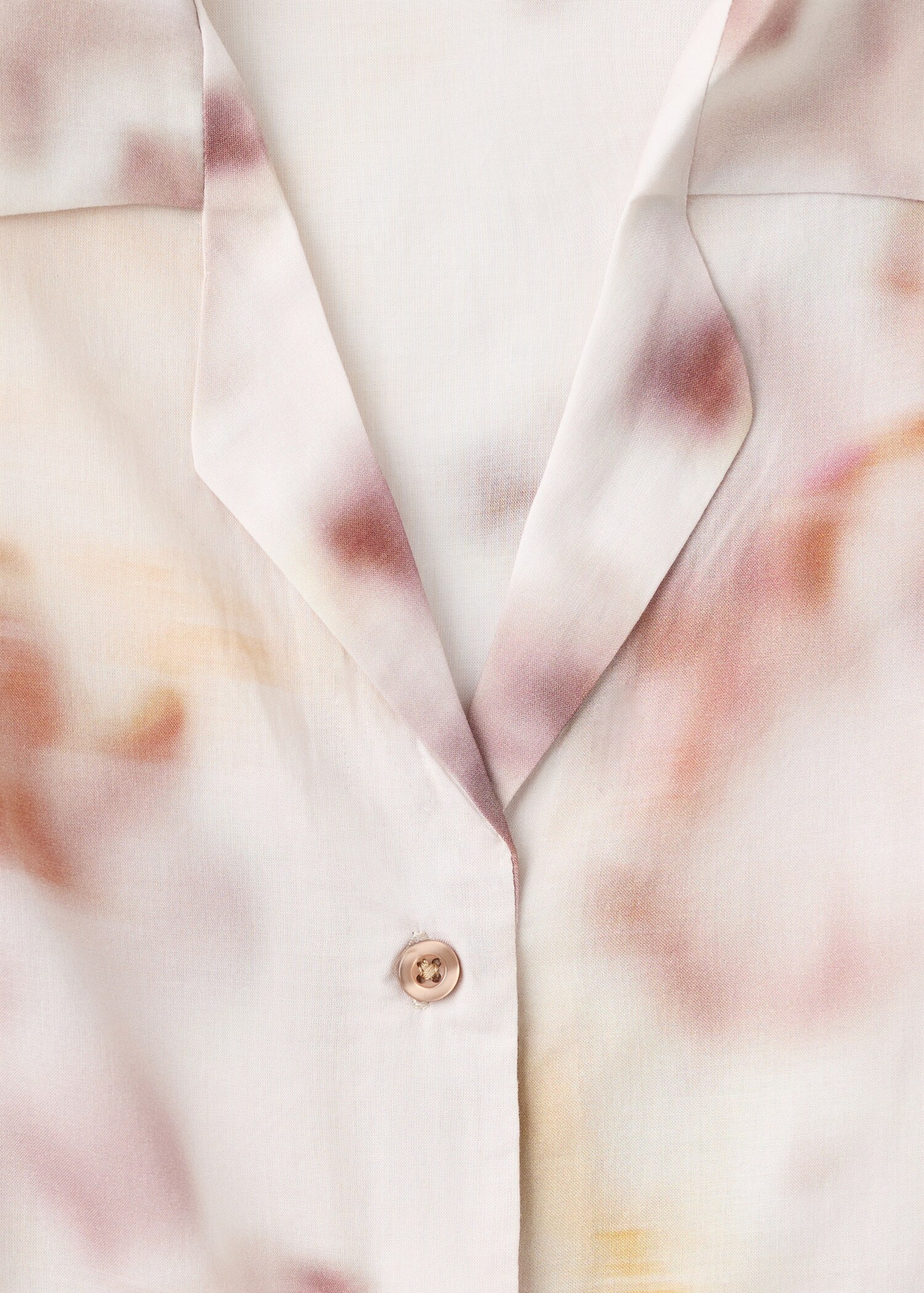 Floral-print cotton pyjama top - Details of the article 8
