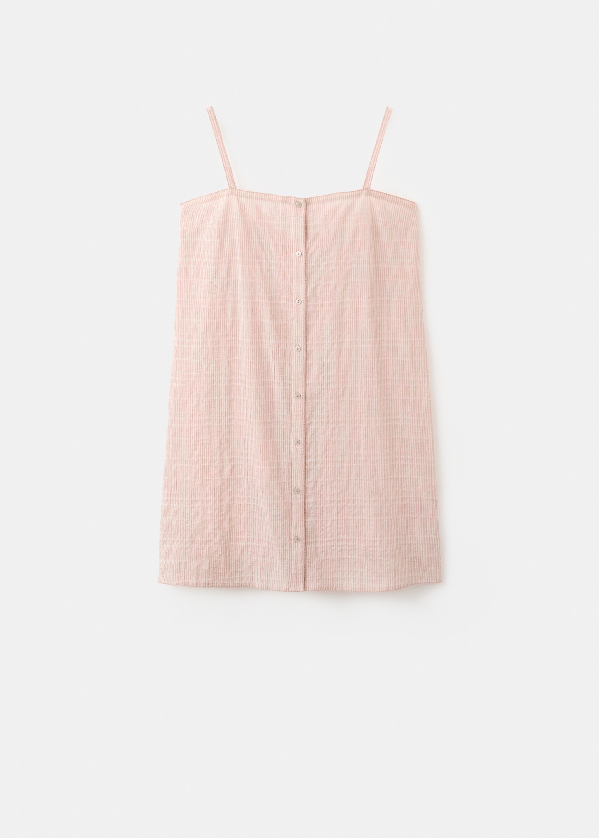 Chemise de nuit coton à bretelles - Article sans modèle, Orange. Ref: 27053327-00.