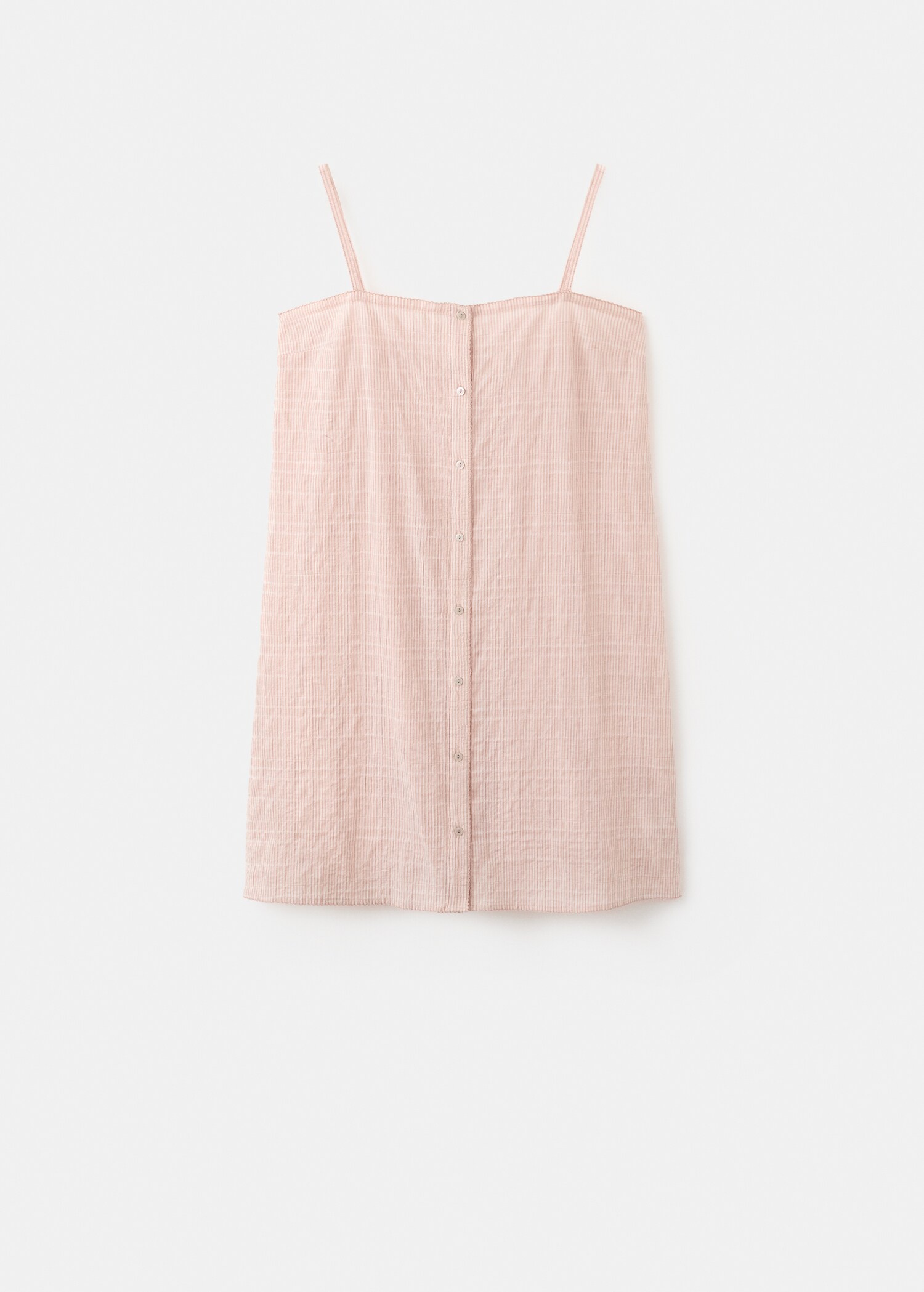 Chemise de nuit coton à bretelles - Article sans modèle