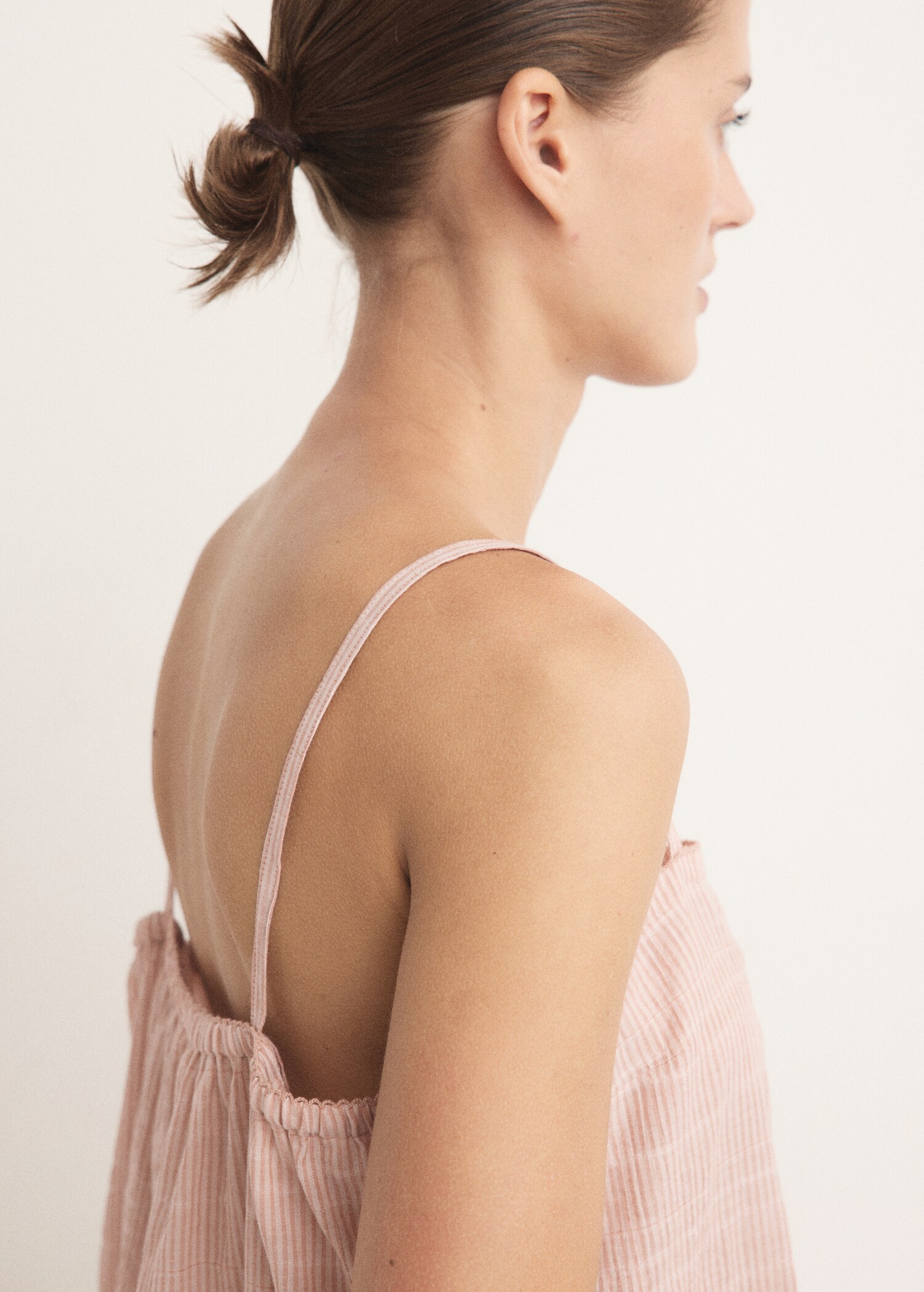 Chemise de nuit coton à bretelles - Détail de l'article 6