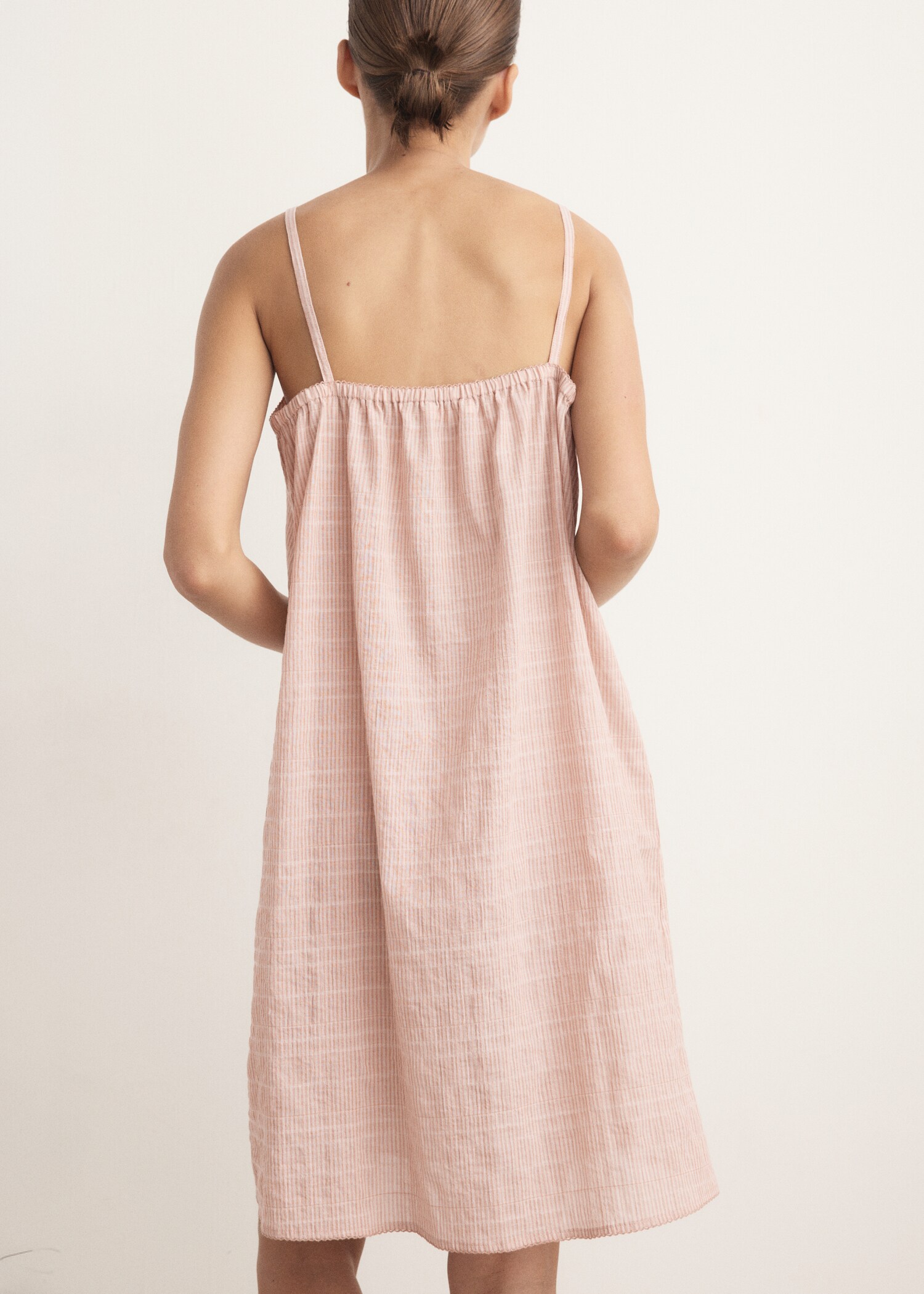 Chemise de nuit coton à bretelles - Verso de l’article