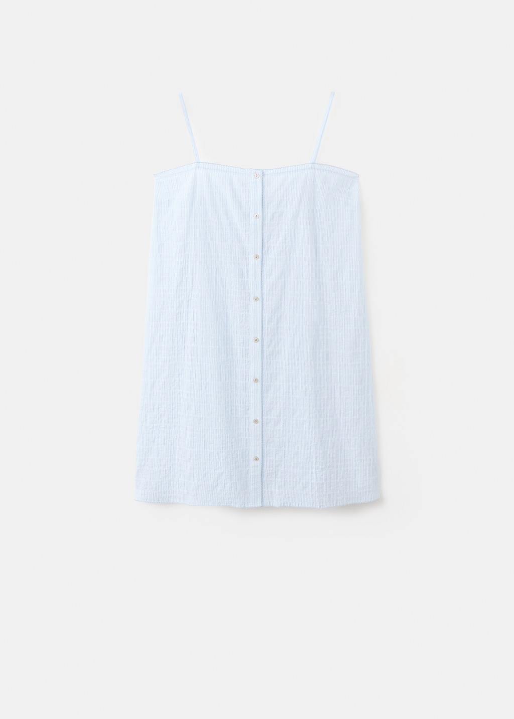 Cotton spaghetti-strap nightgown - image 4