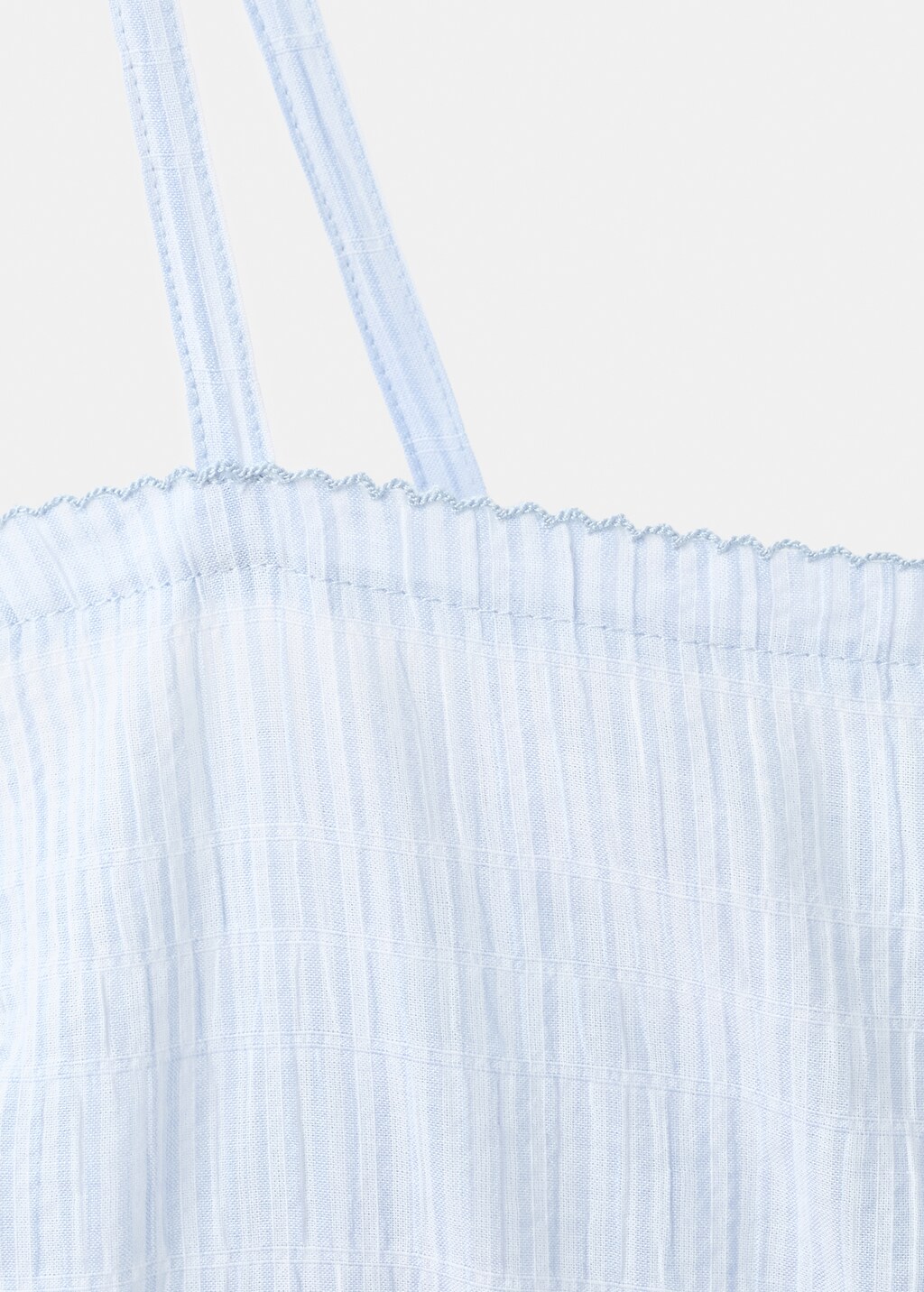 Cotton spaghetti-strap nightgown - image 5