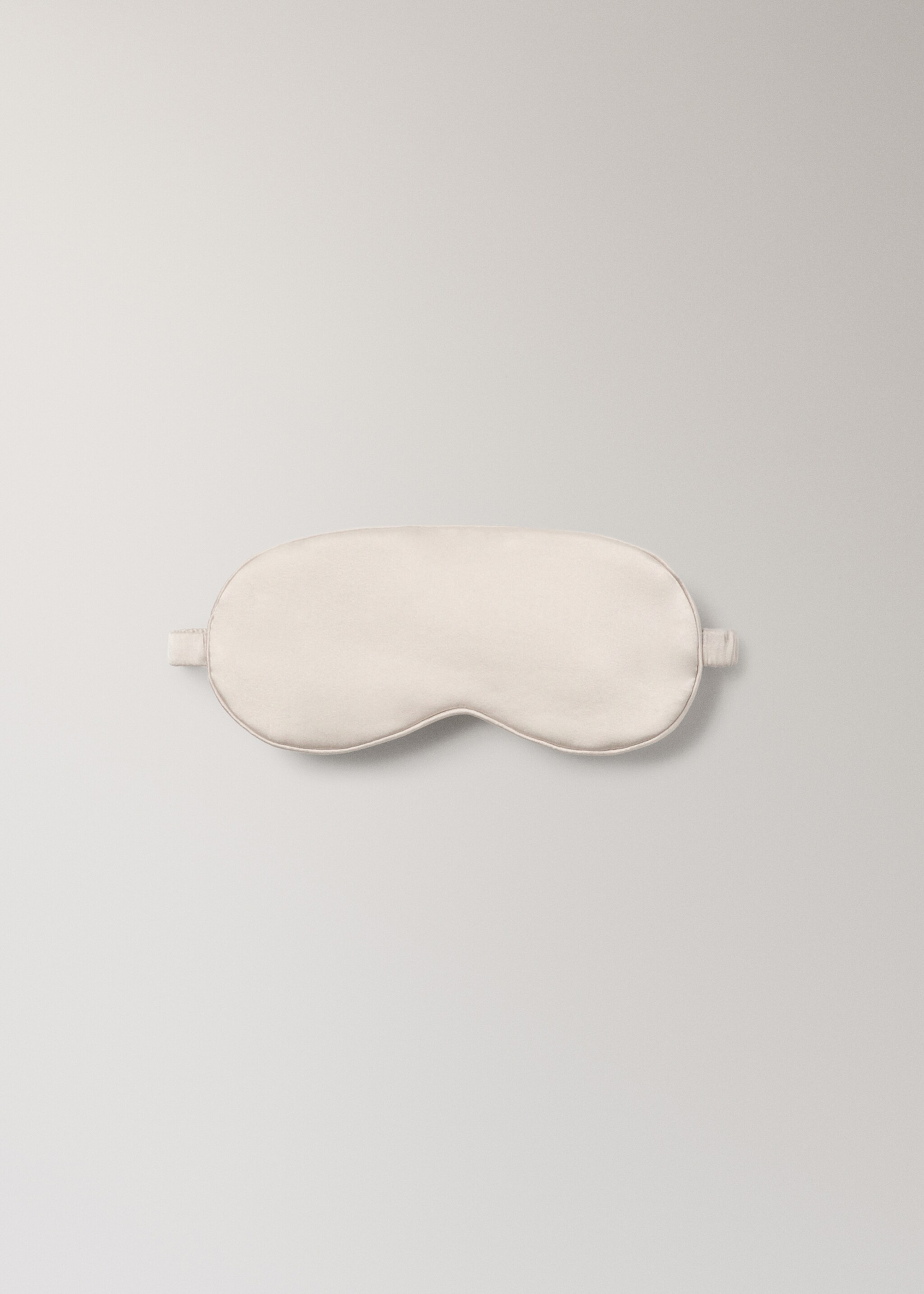 Silk eye mask - Article without model, Light/Pastel Grey. Ref: 27053328-00.