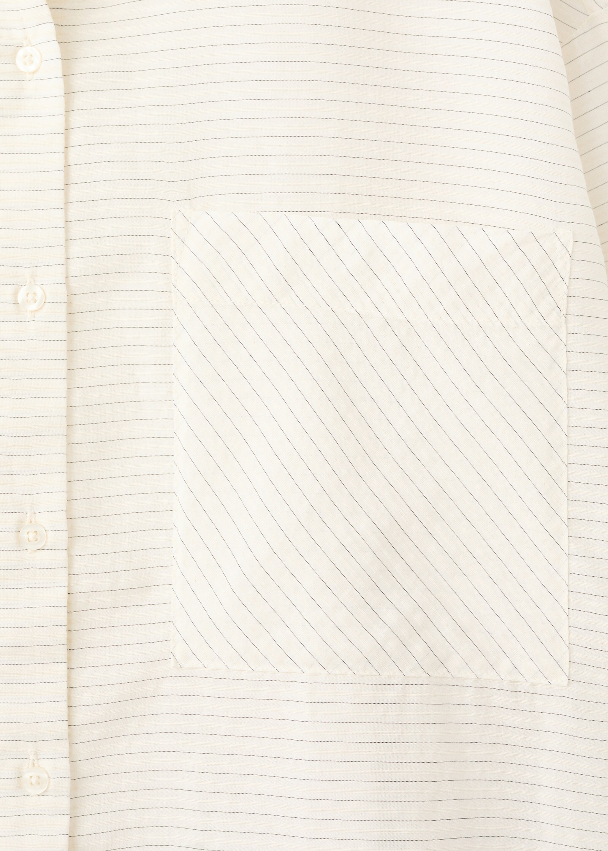 Camisa pijama rayas - Detalle del artículo 8, Blanco. Ref: 27053330-00.