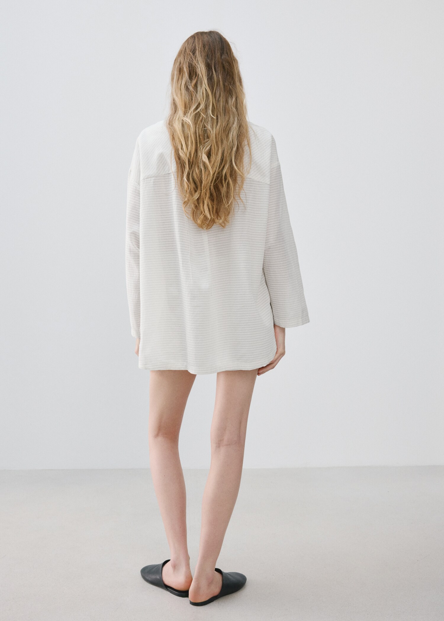 Camisa pijama rayas - Reverso del artículo