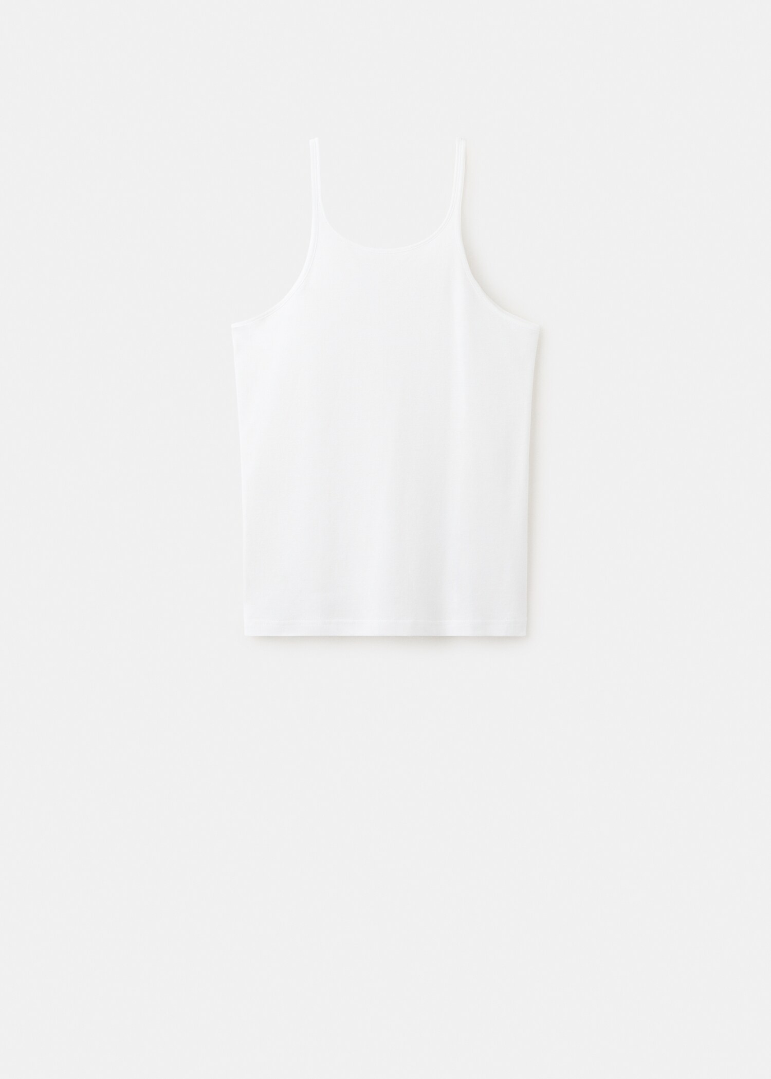 Top en coton à bretelle fine - Article sans modèle