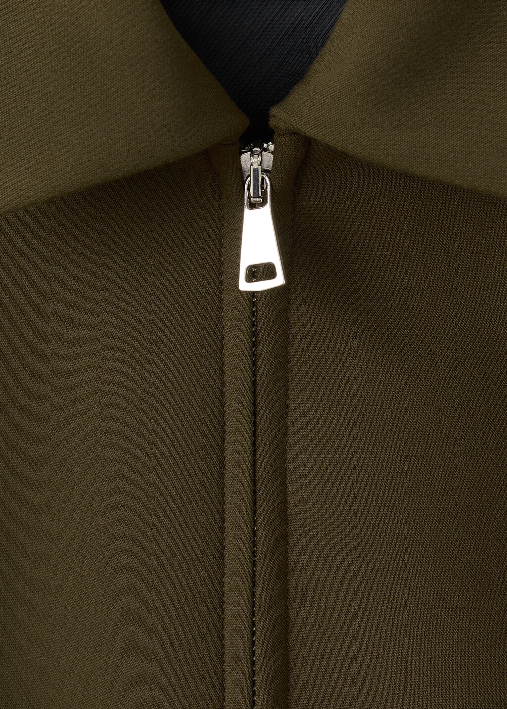 Mango Bomber jacket with shirt collar
