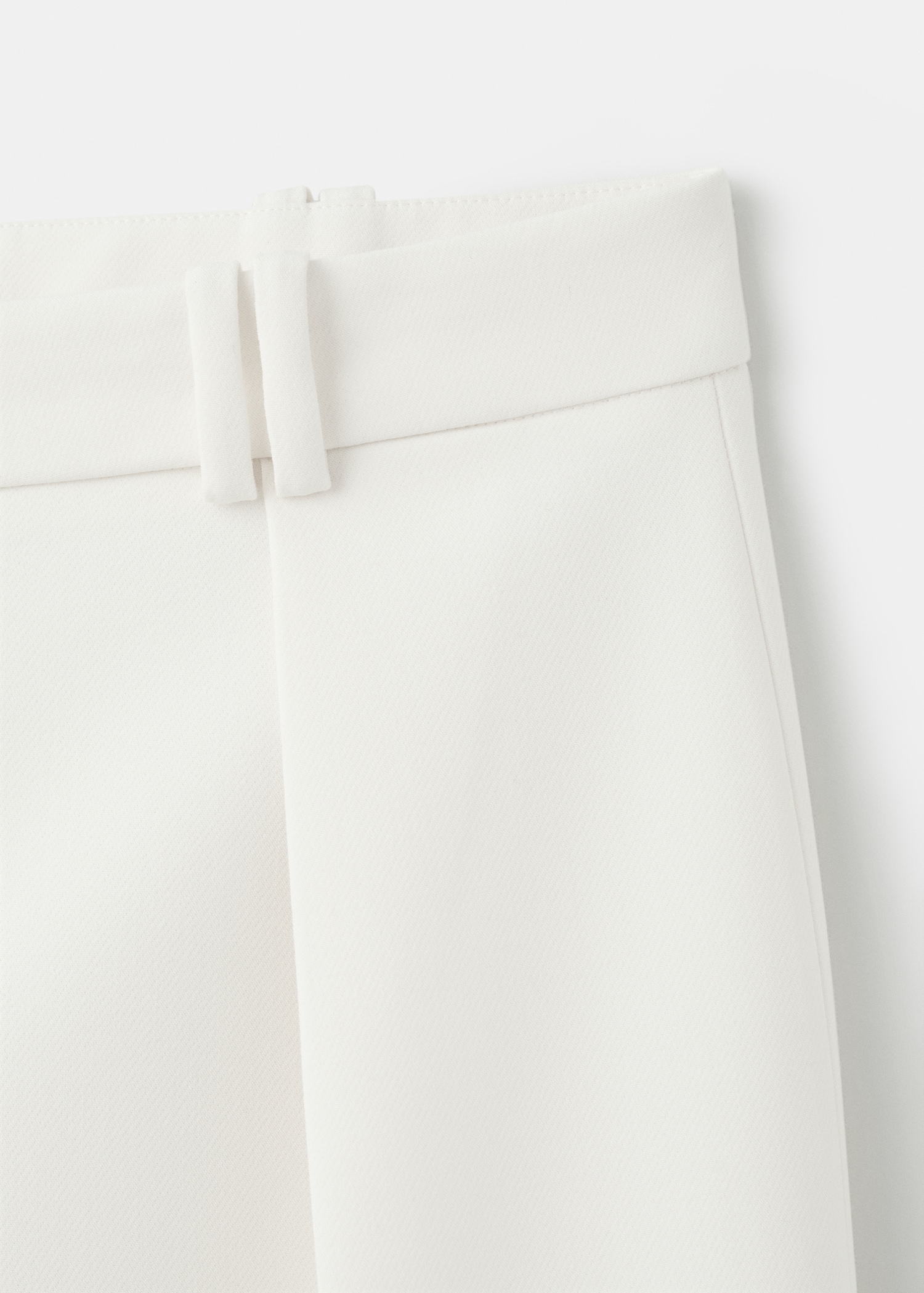 Pantalon wide leg à pinces taille normale - Détail de l'article 8