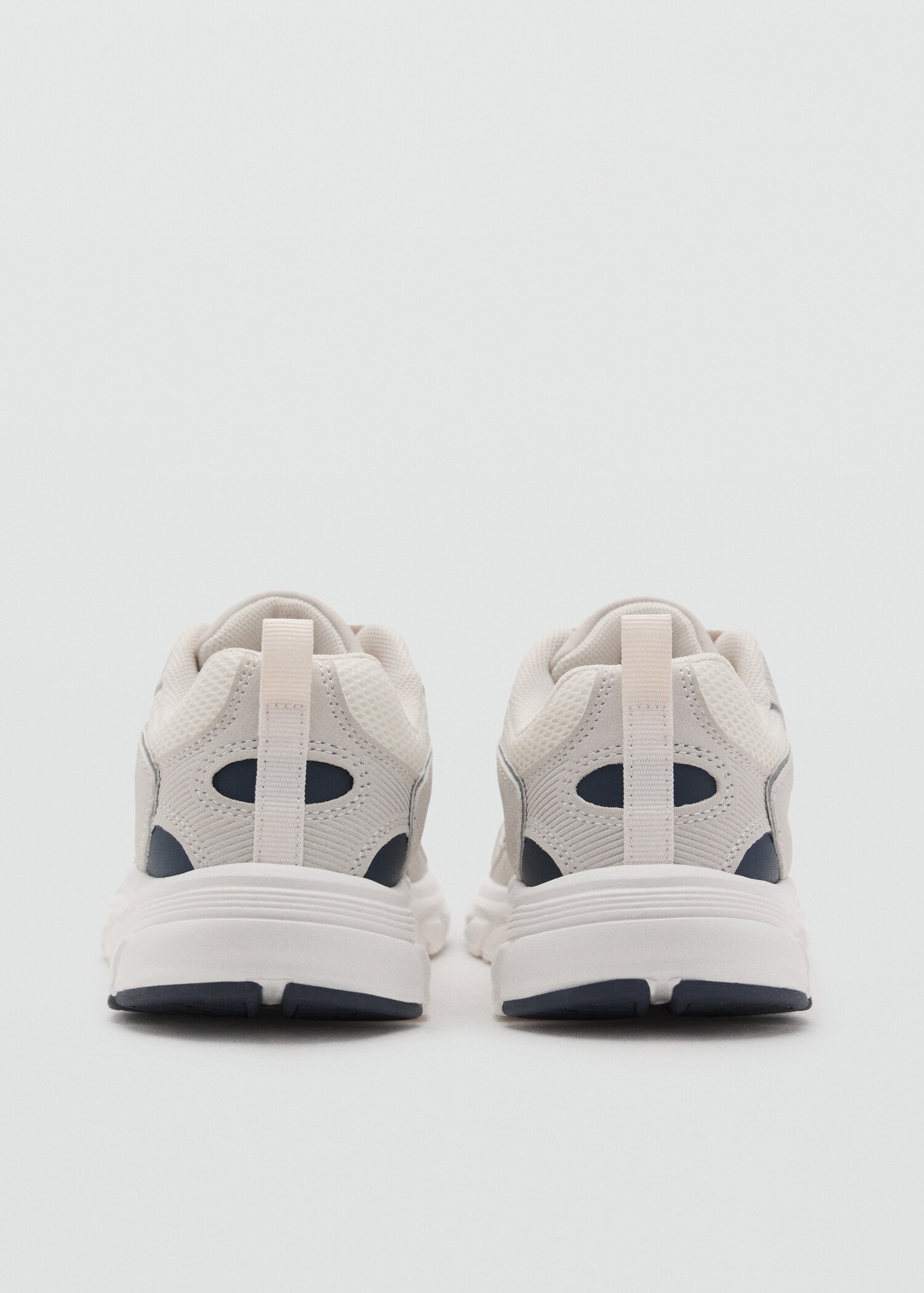 Two-tone lace-up trainers - Details of the article 1