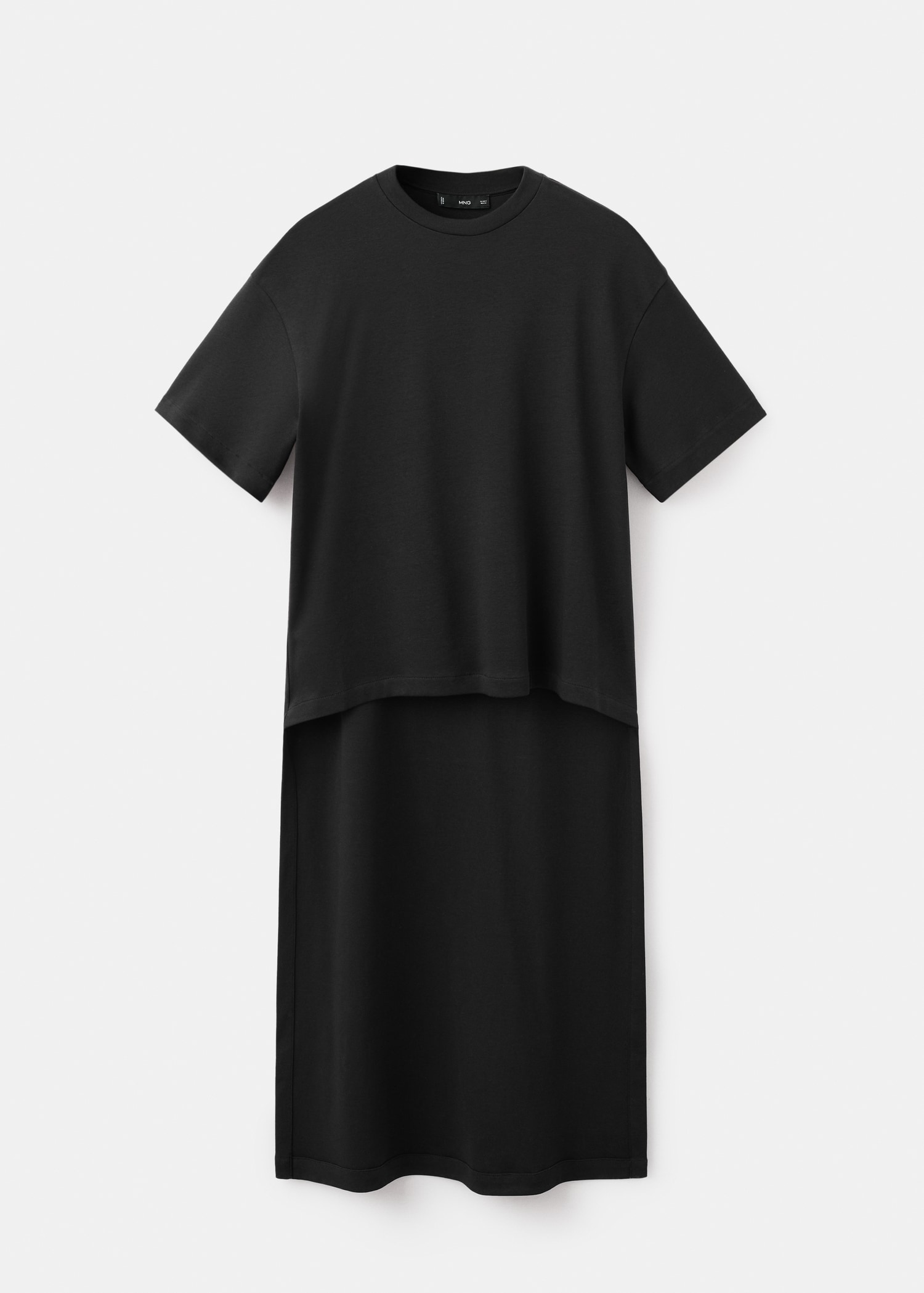 T-shirt de algodão comprida - Artigo sem modelo