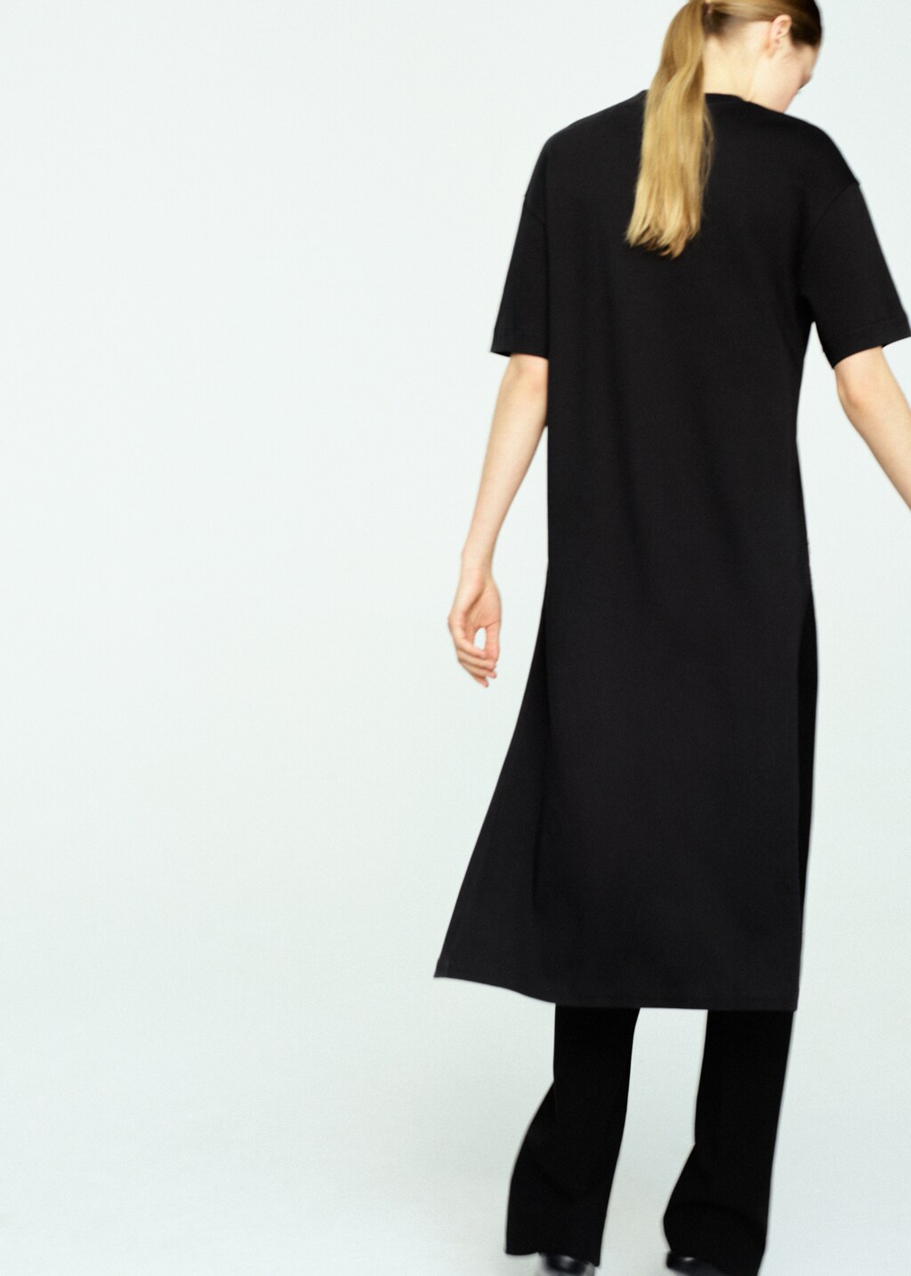 Asymmetrical long tee - image 2