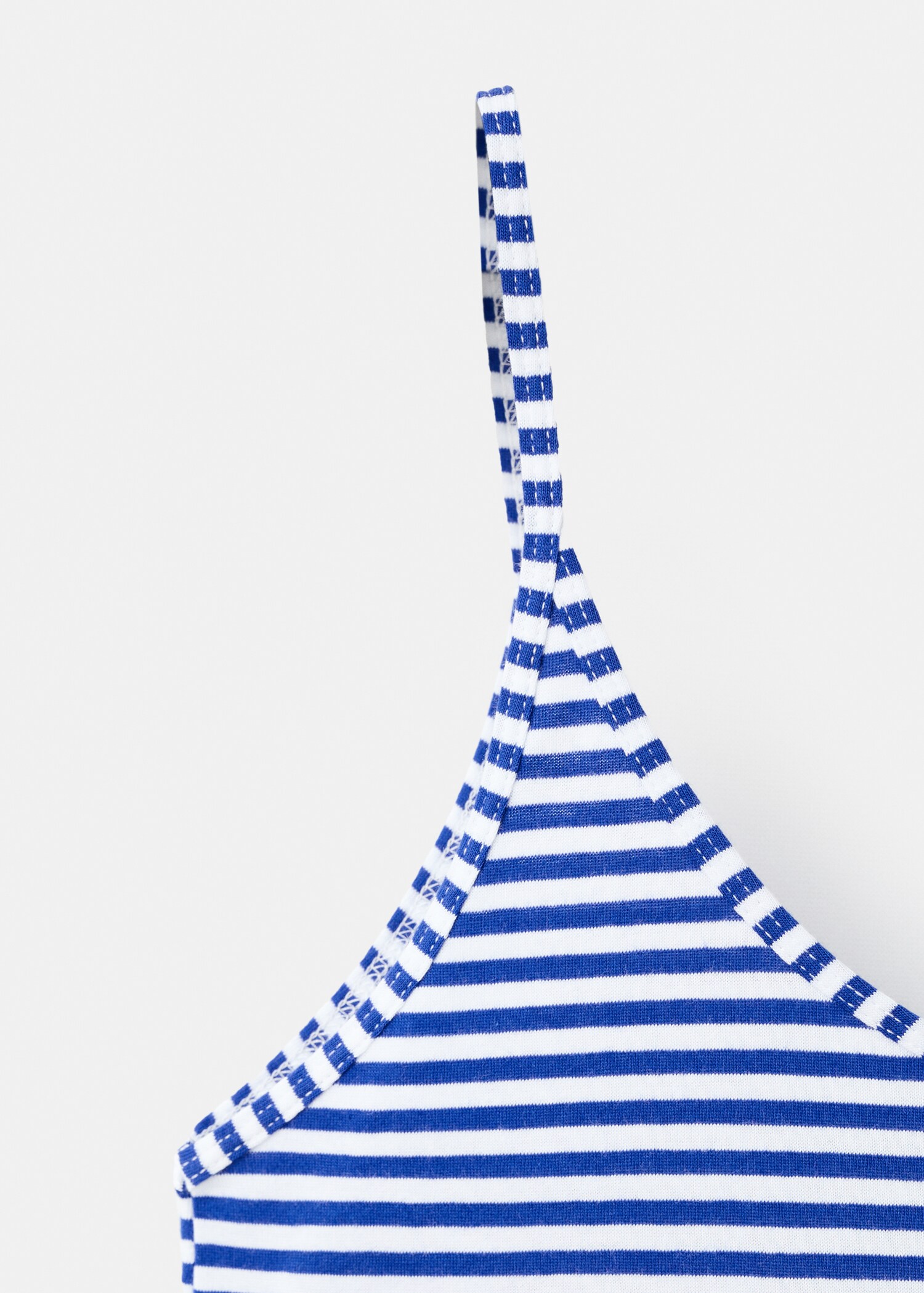 Cotton dress with woven stripe - Details of the article 8