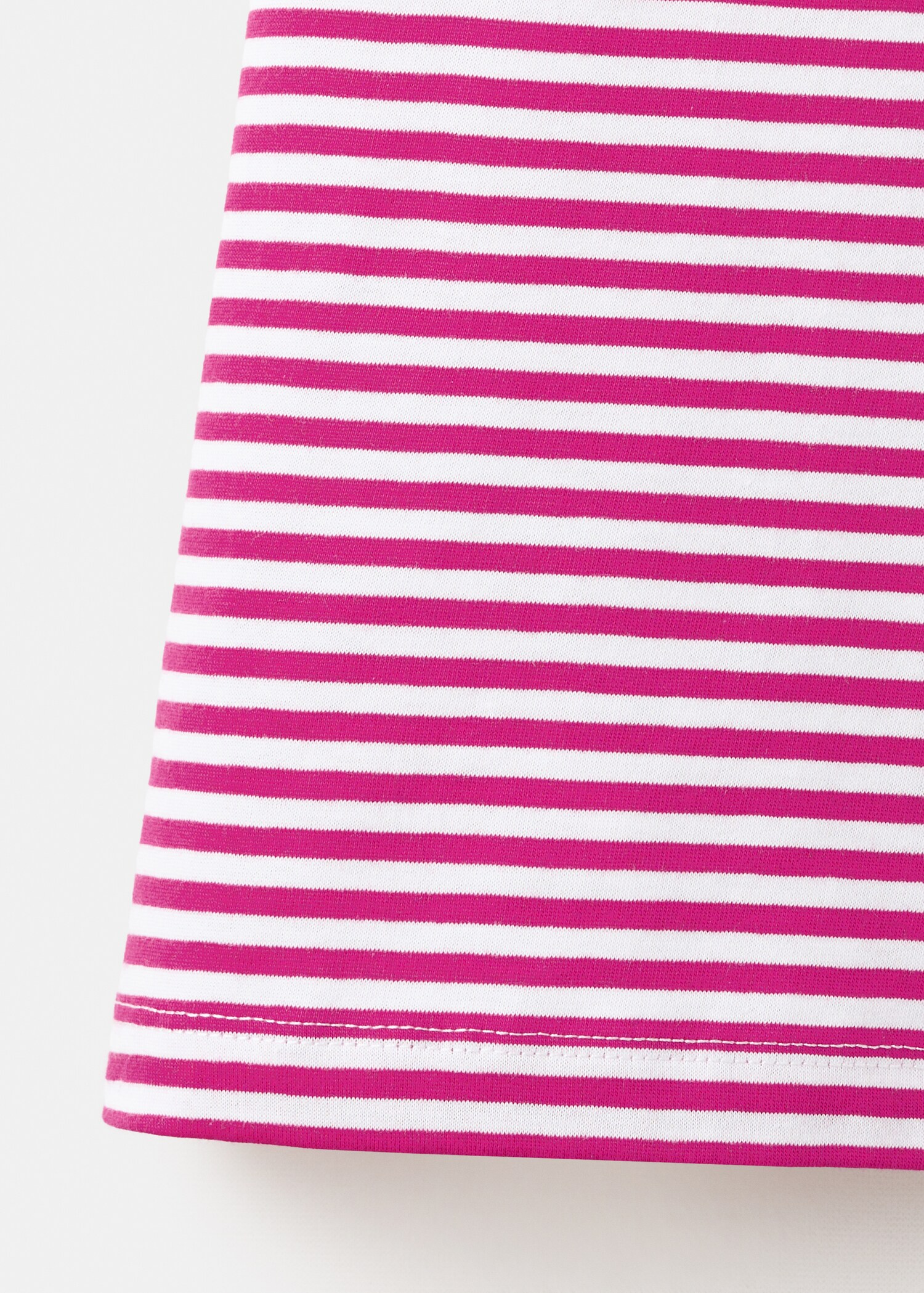 Cotton dress with woven stripe - Details of the article 0