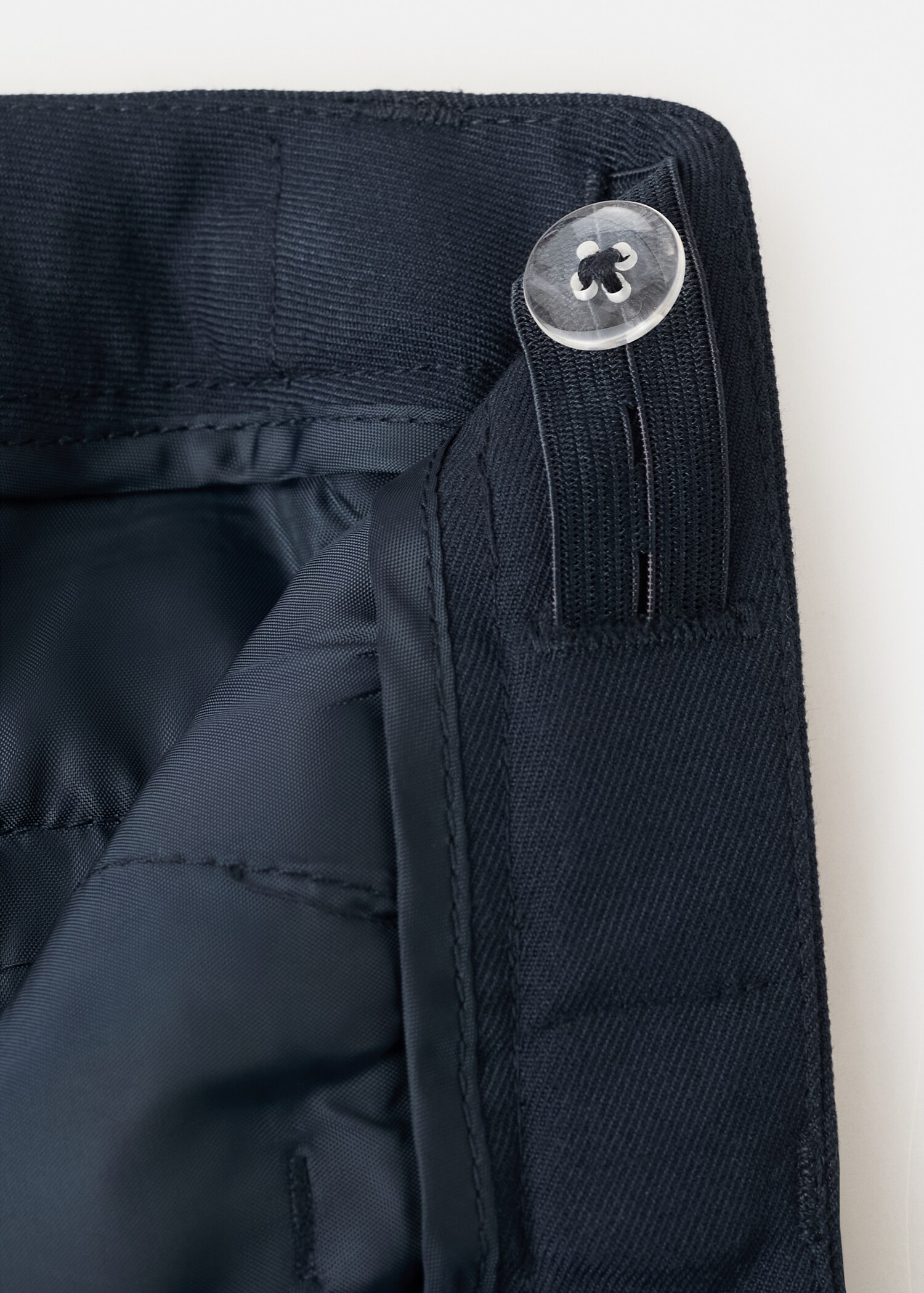 Straight-fit suit trousers - Details of the article 0