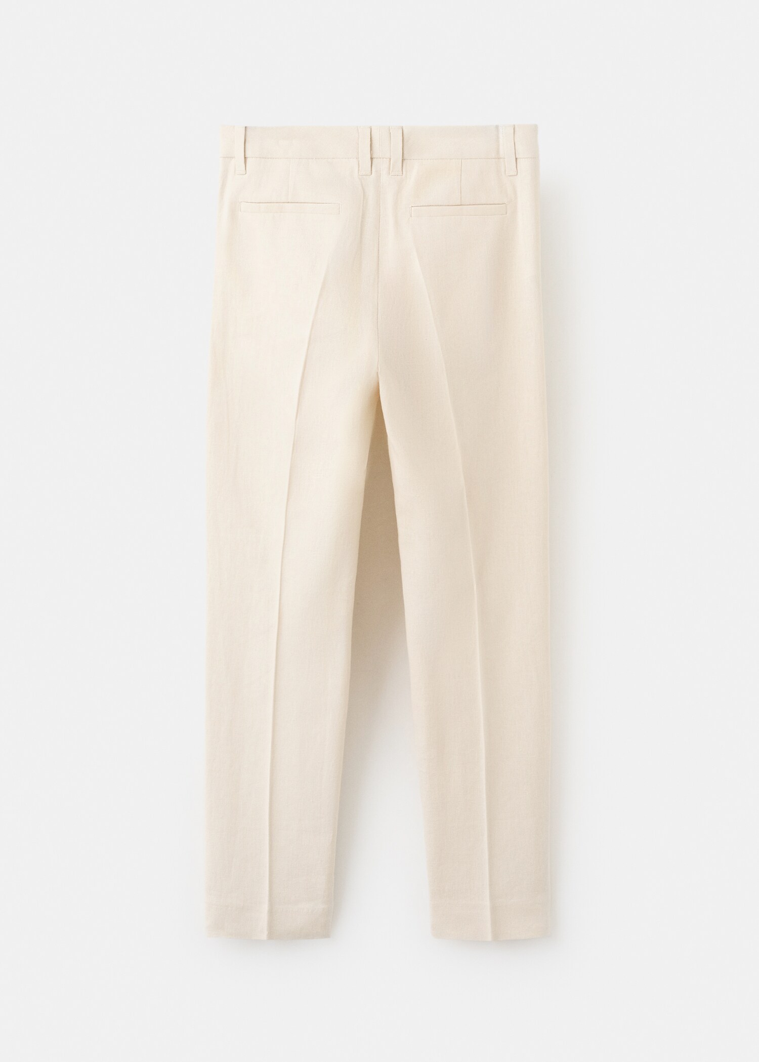 Straight-fit suit trousers - Reverse of the article