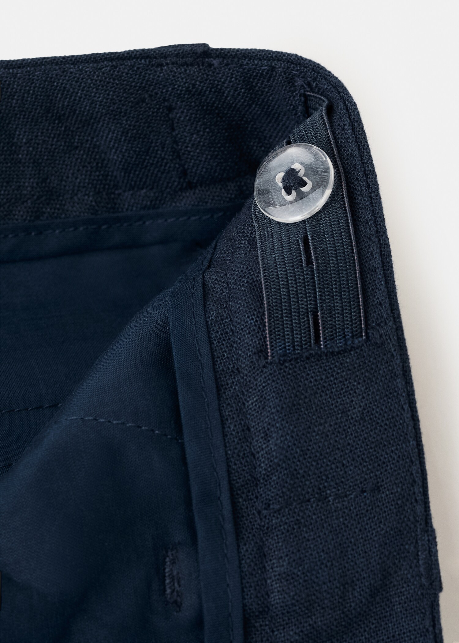 Straight-fit suit trousers - Details of the article 0