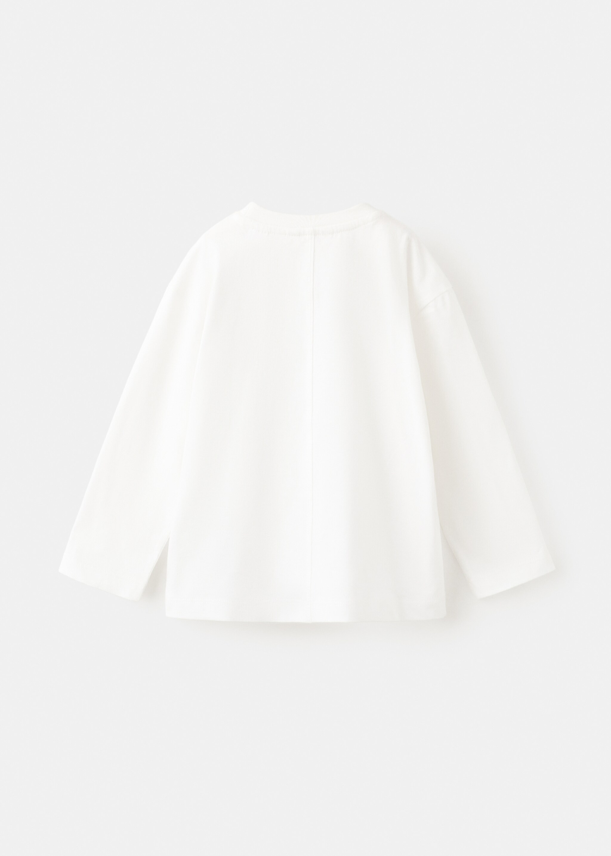 T-shirt emapache - Verso de l’article, Blanc cassé. Ref: 27053719-00.