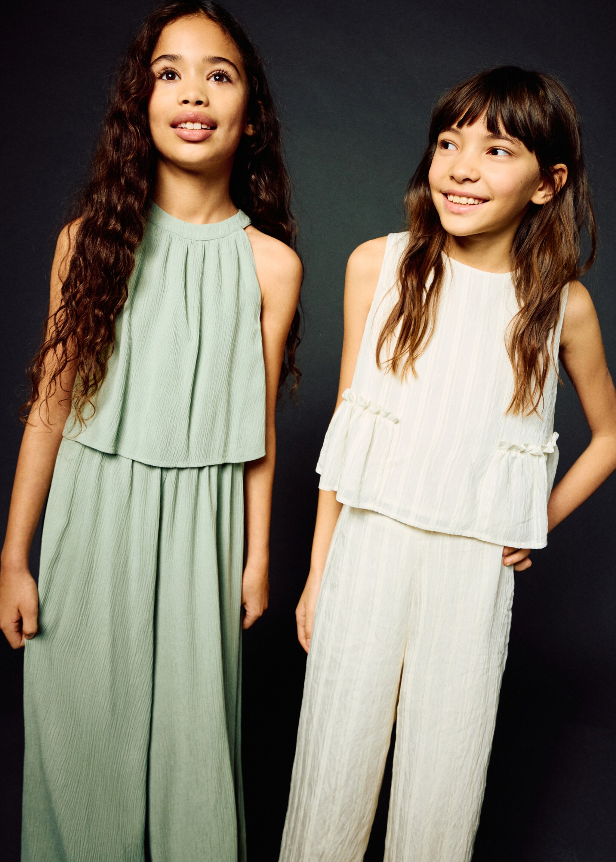 Combinaison texturée - Détail de l'article 1, Vert. Ref: 27053723-00.