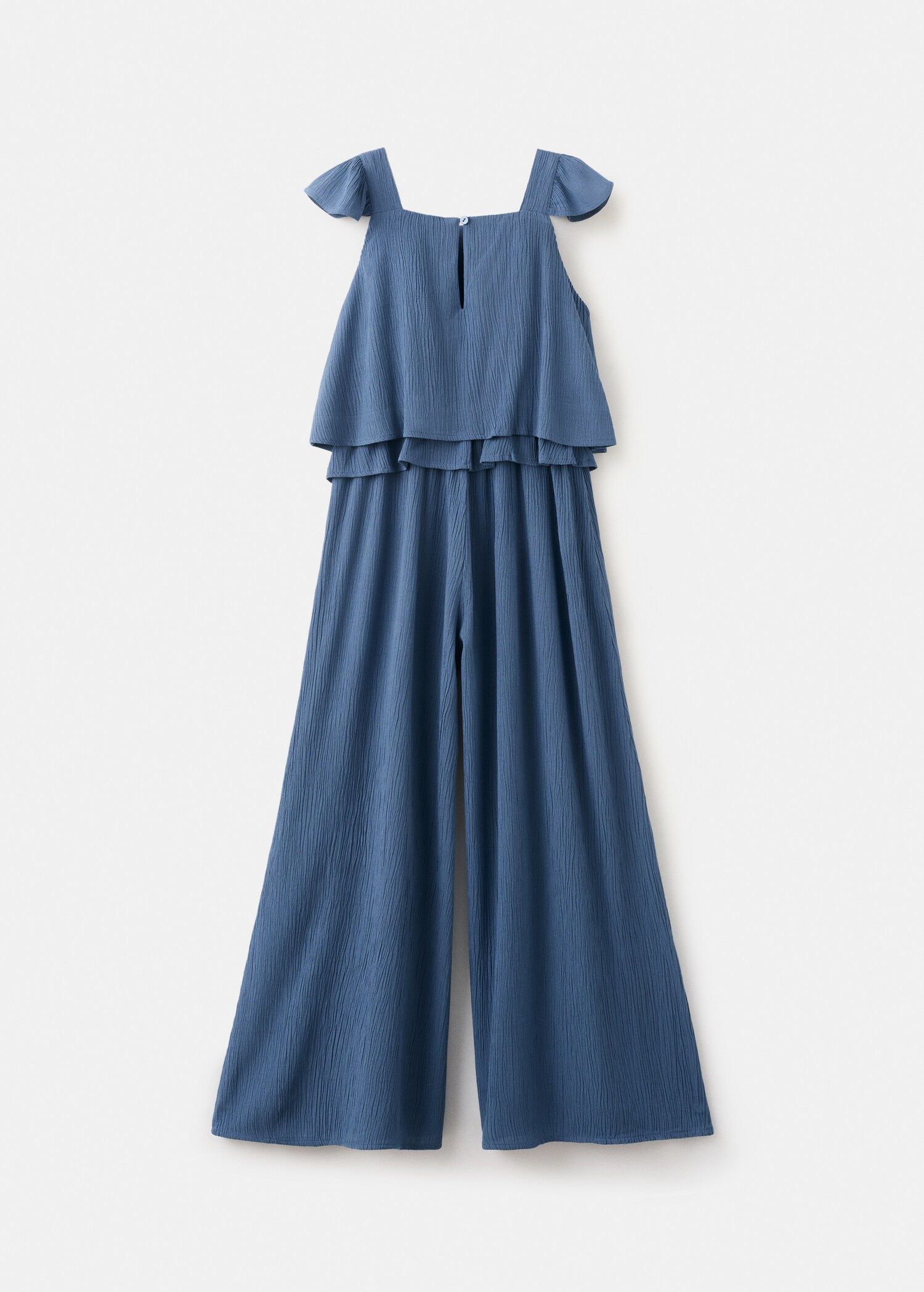 Frilled long jumpsuit - Reverse of the article