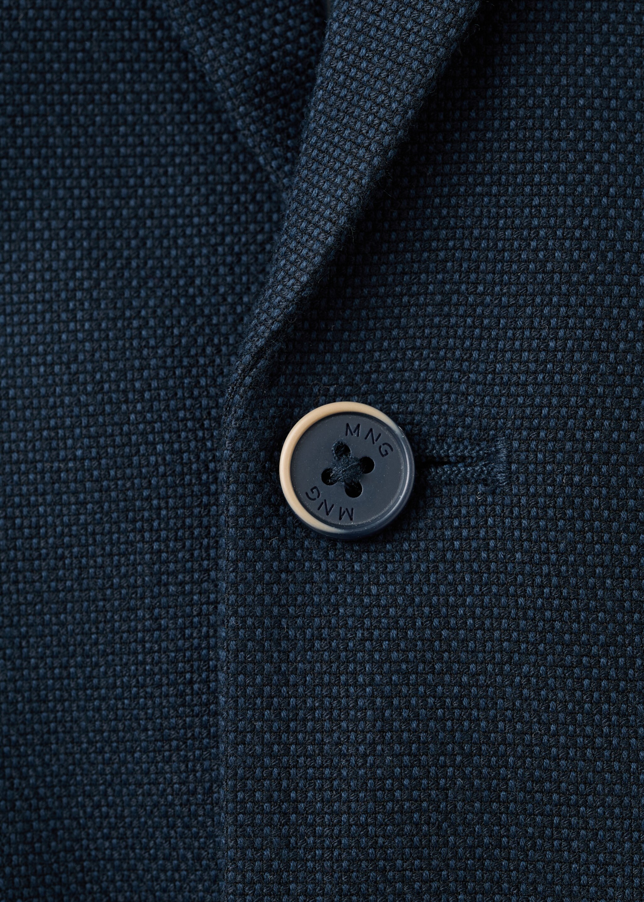 Classic suit jacket - Details of the article 8, Navy. Ref: 27053728-00.