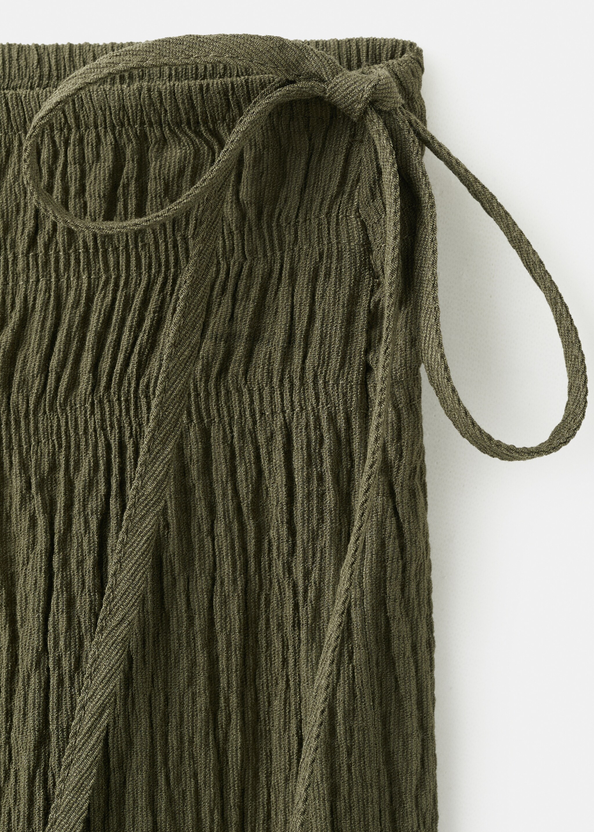 بنطلون بالون بأربطة - تفاصيل المنتج 8, أسمر ضارب إلى الصفرة. Ref: 27053732-00.