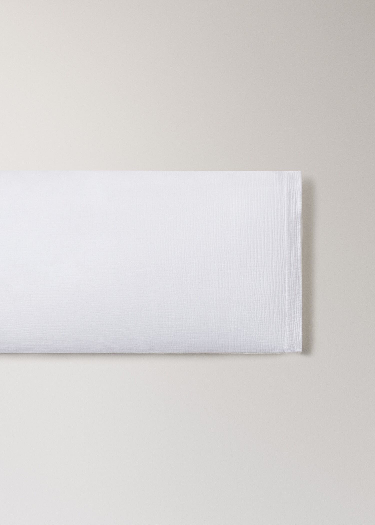 Kopfkissenbezug aus Baumwoll-Musselin 45 x 110 cm - Artikel ohne Model