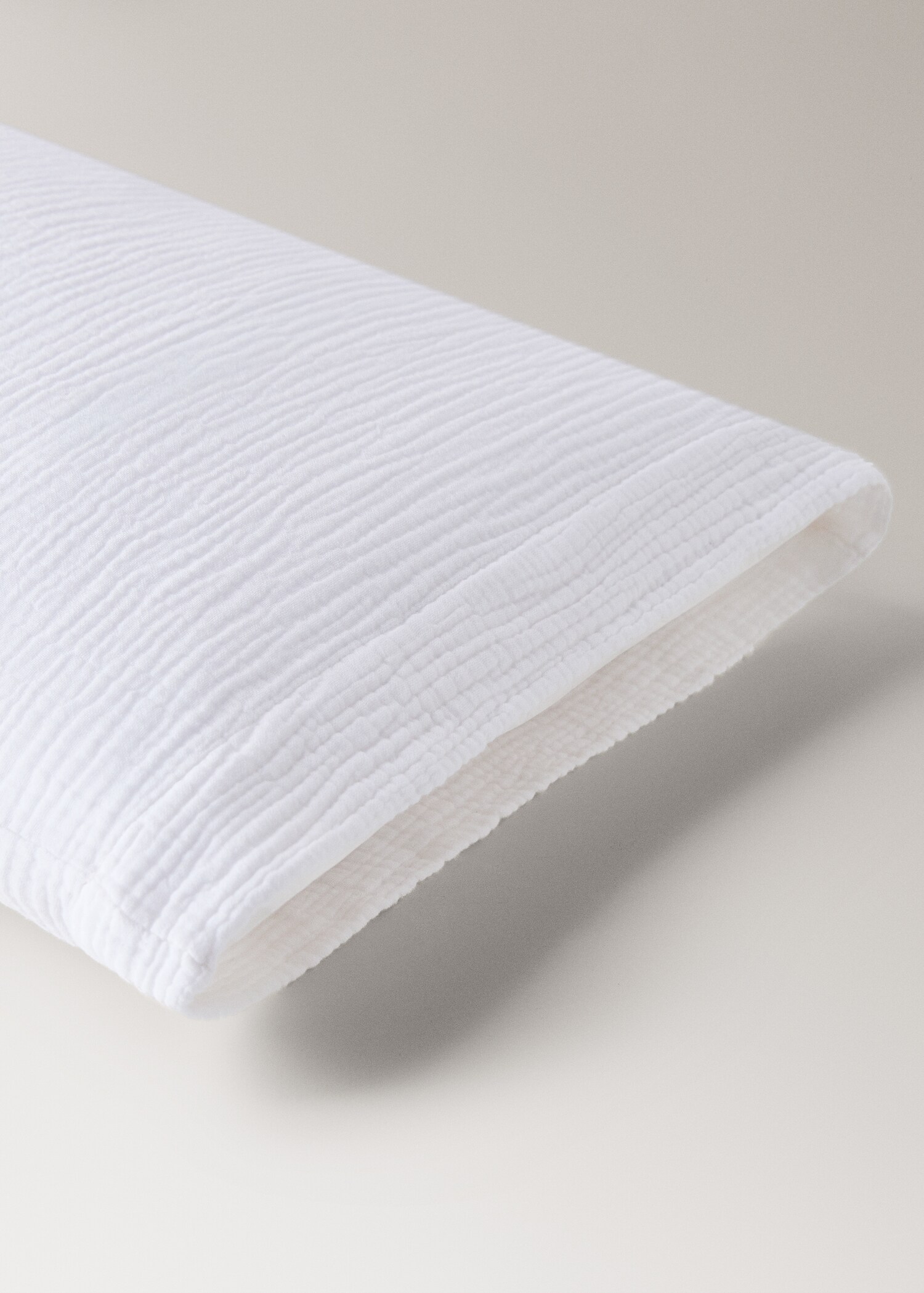 Kopfkissenbezug aus Baumwoll-Musselin 45 x 110 cm - Detail des Artikels 2
