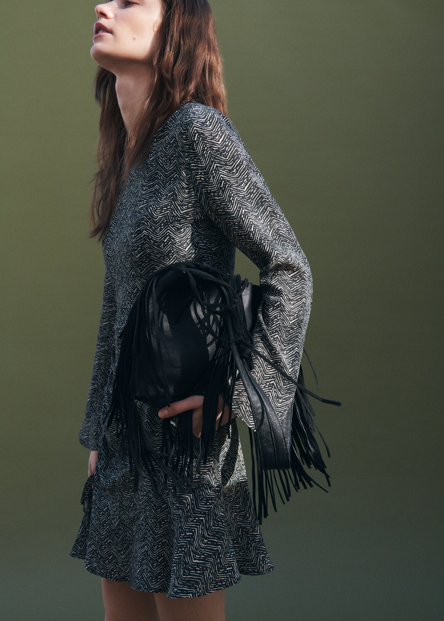 Vestit fluid estampat - Detall de l'article 5