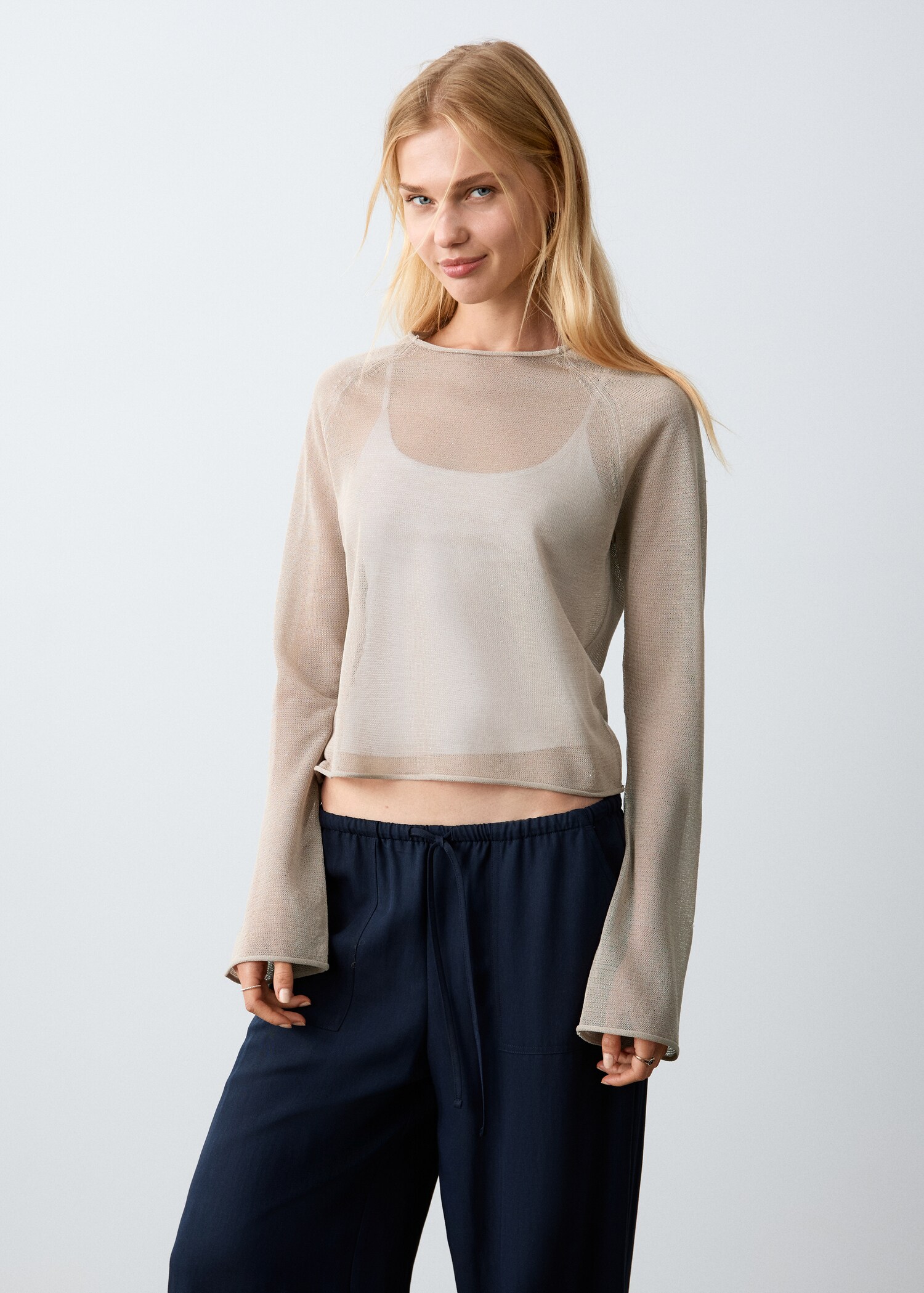 Fine-knit sweater - Medium plane