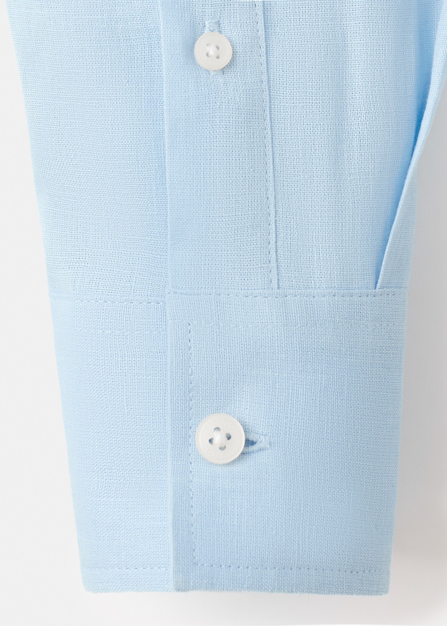 Linen-blend shirt - Details of the article 0