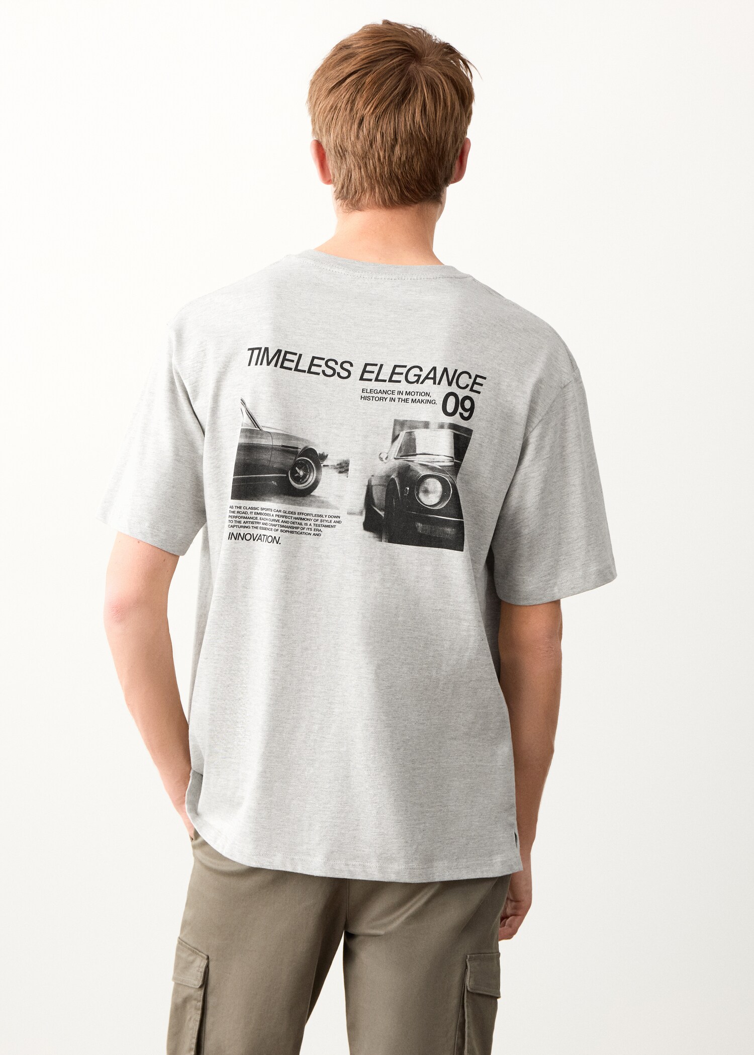 Camiseta algodón estampada - Reverso del artículo