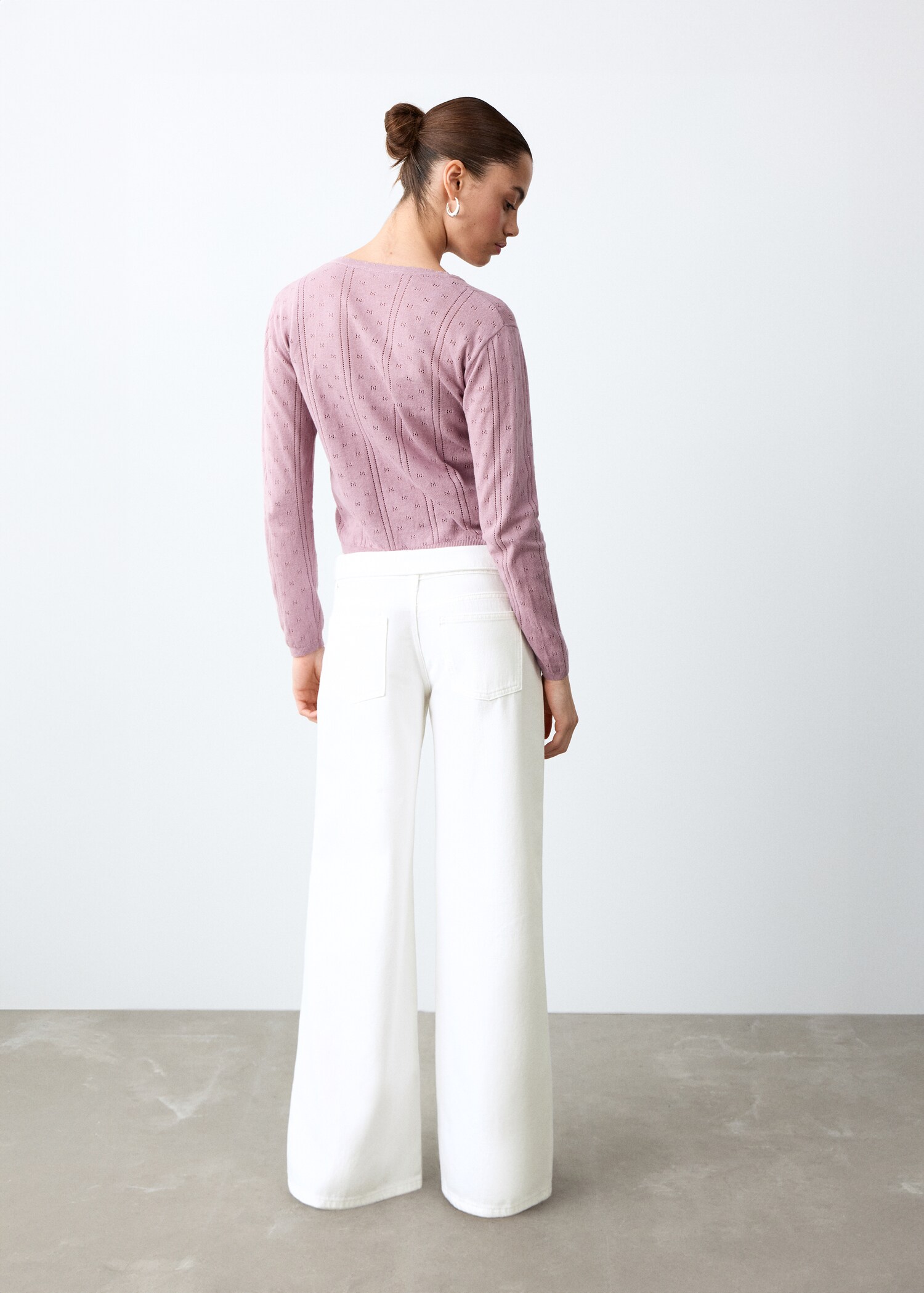 Jeans low waist vuelta - Reverso del artículo