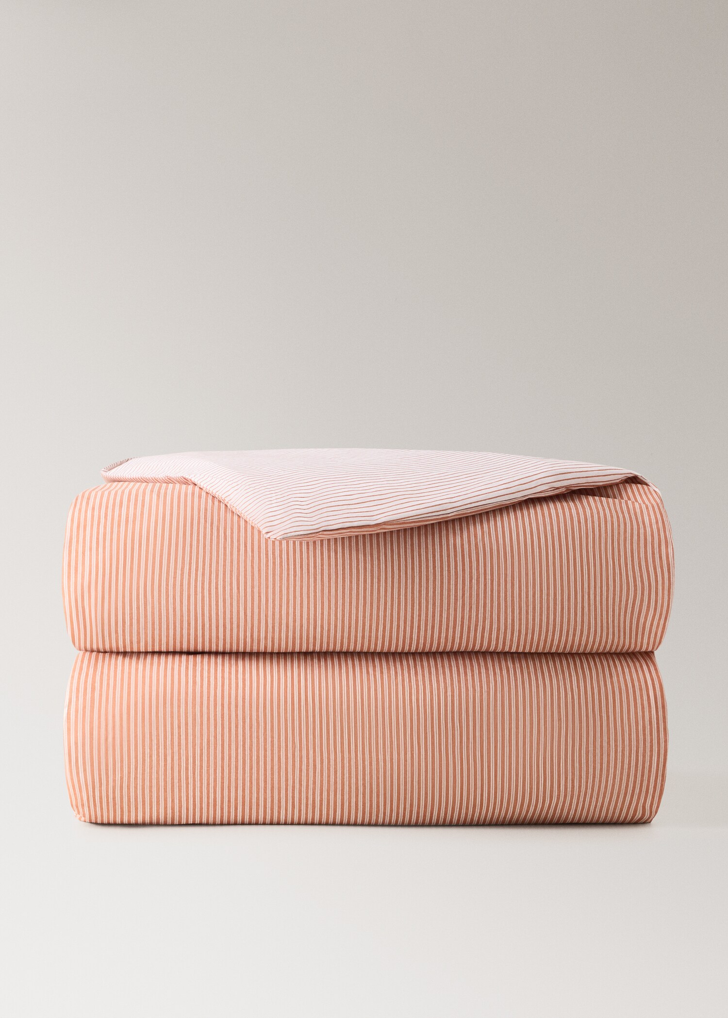 Housse de couette enfant percale de coton à rayures lit 90 cm - Détail de l'article 3