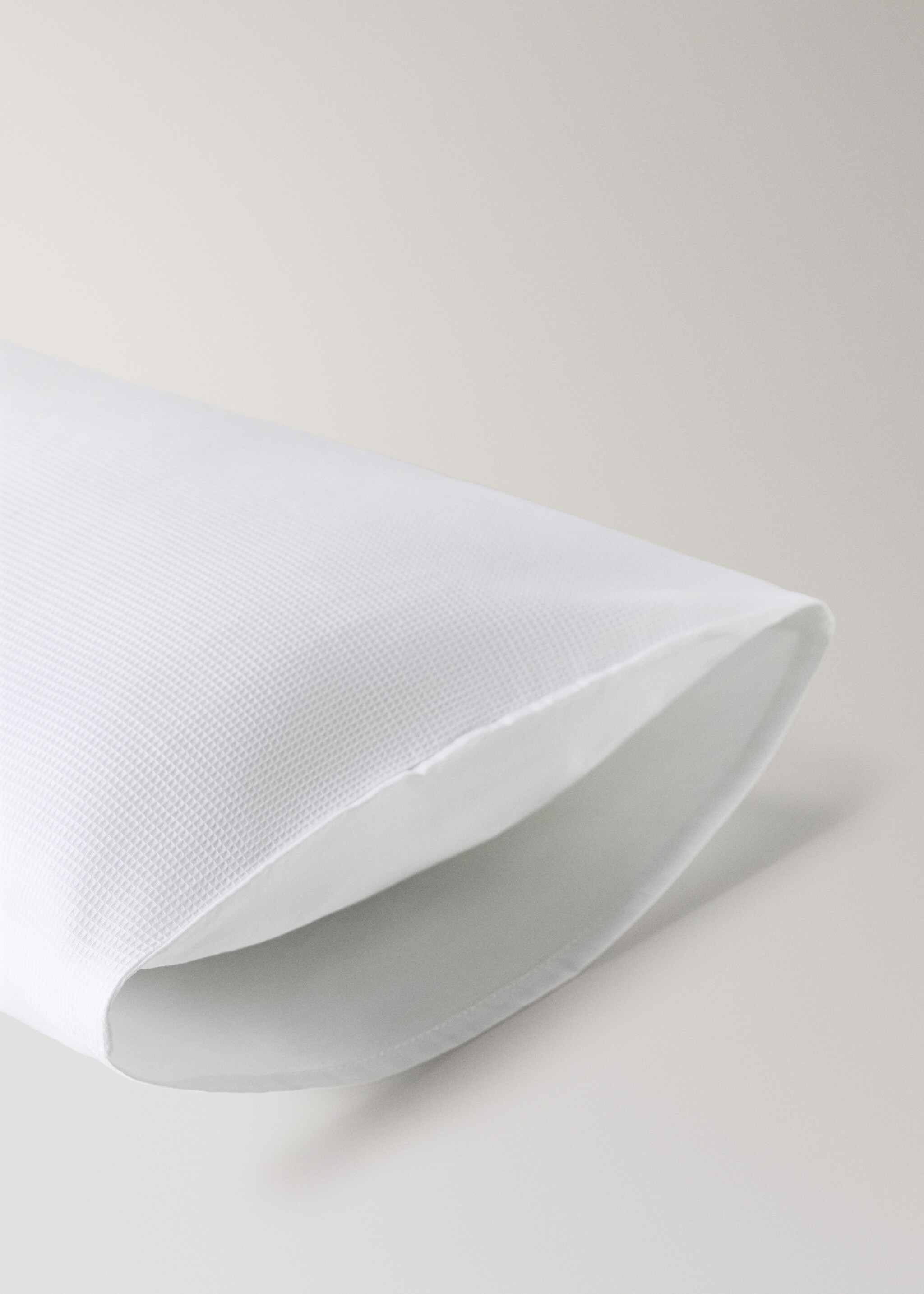 Cot pillow case agata - Details of the article 1, White. Ref: 27054063-00.