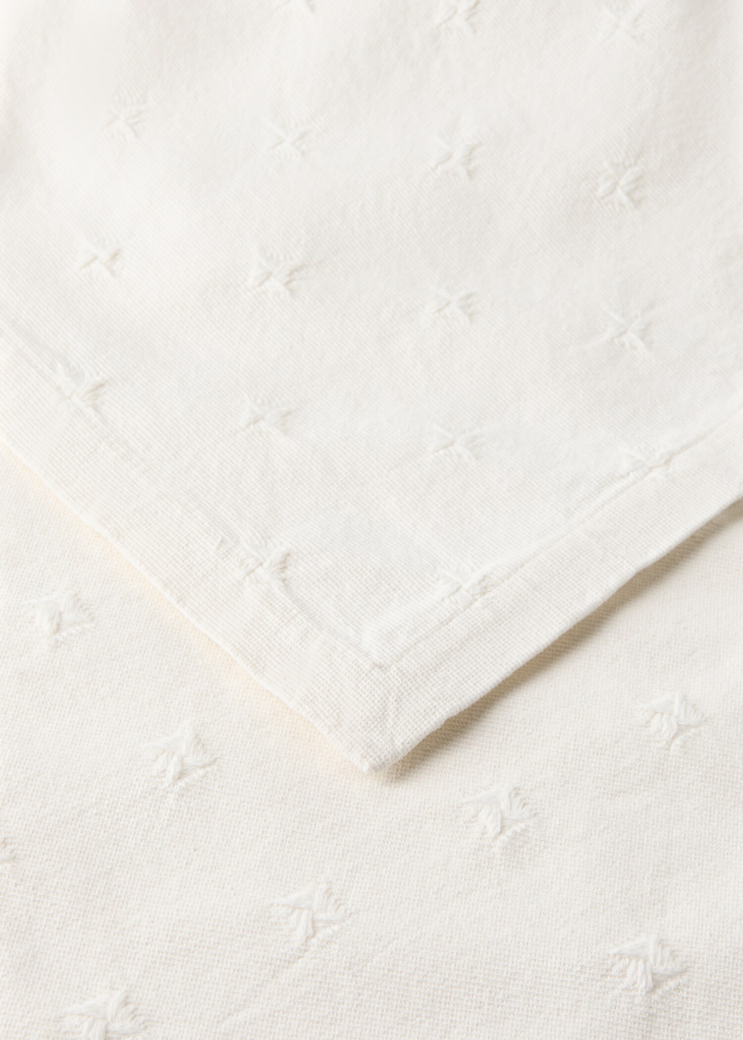 Cot bedspread children's cotton jacquard - Details of the article 2