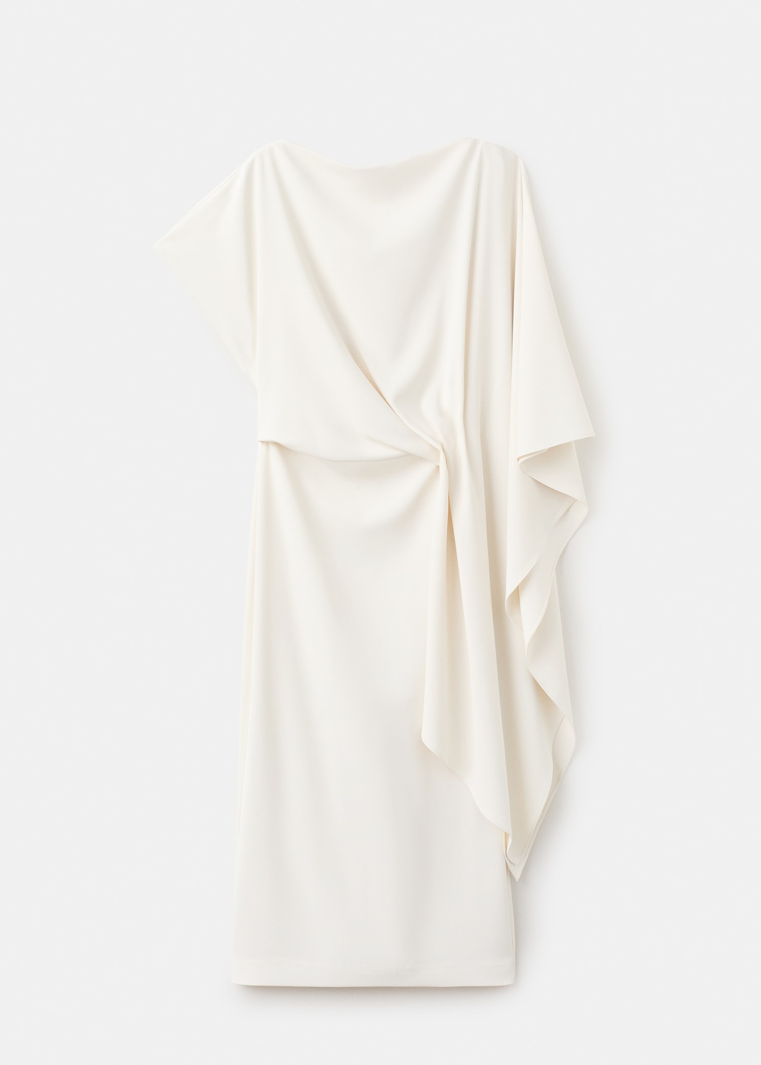 Ruched satin dress - Article without model