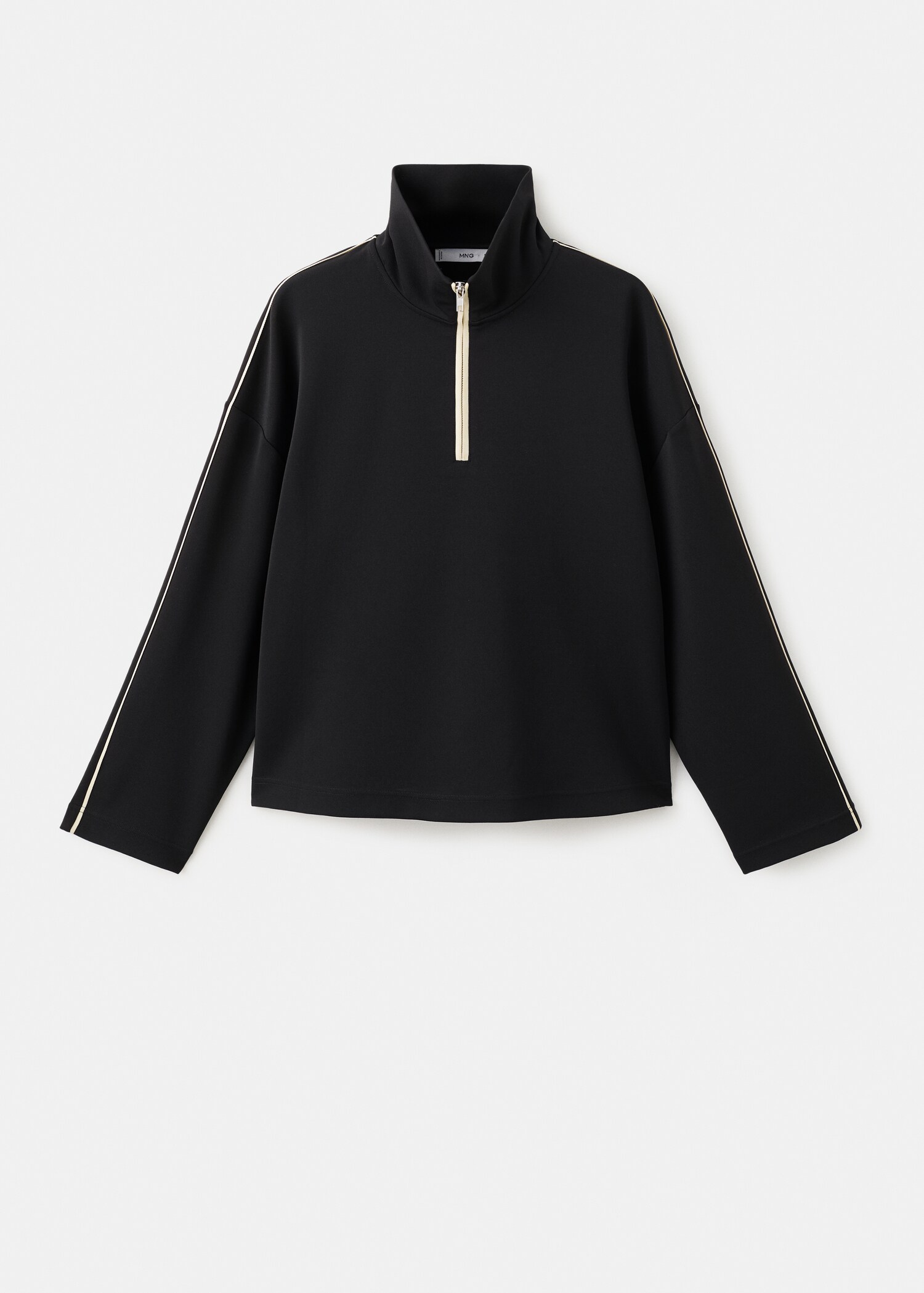 Turtleneck sweatshirt with zip - Article without model
