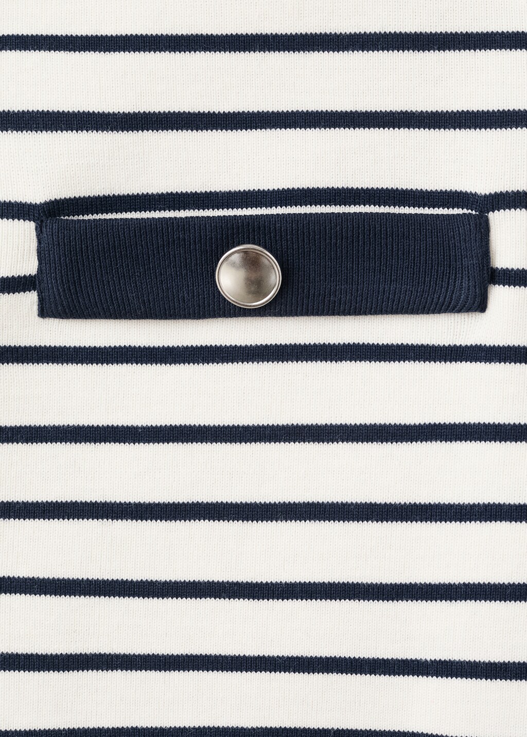 Mango Striped cardigan with jewel buttons