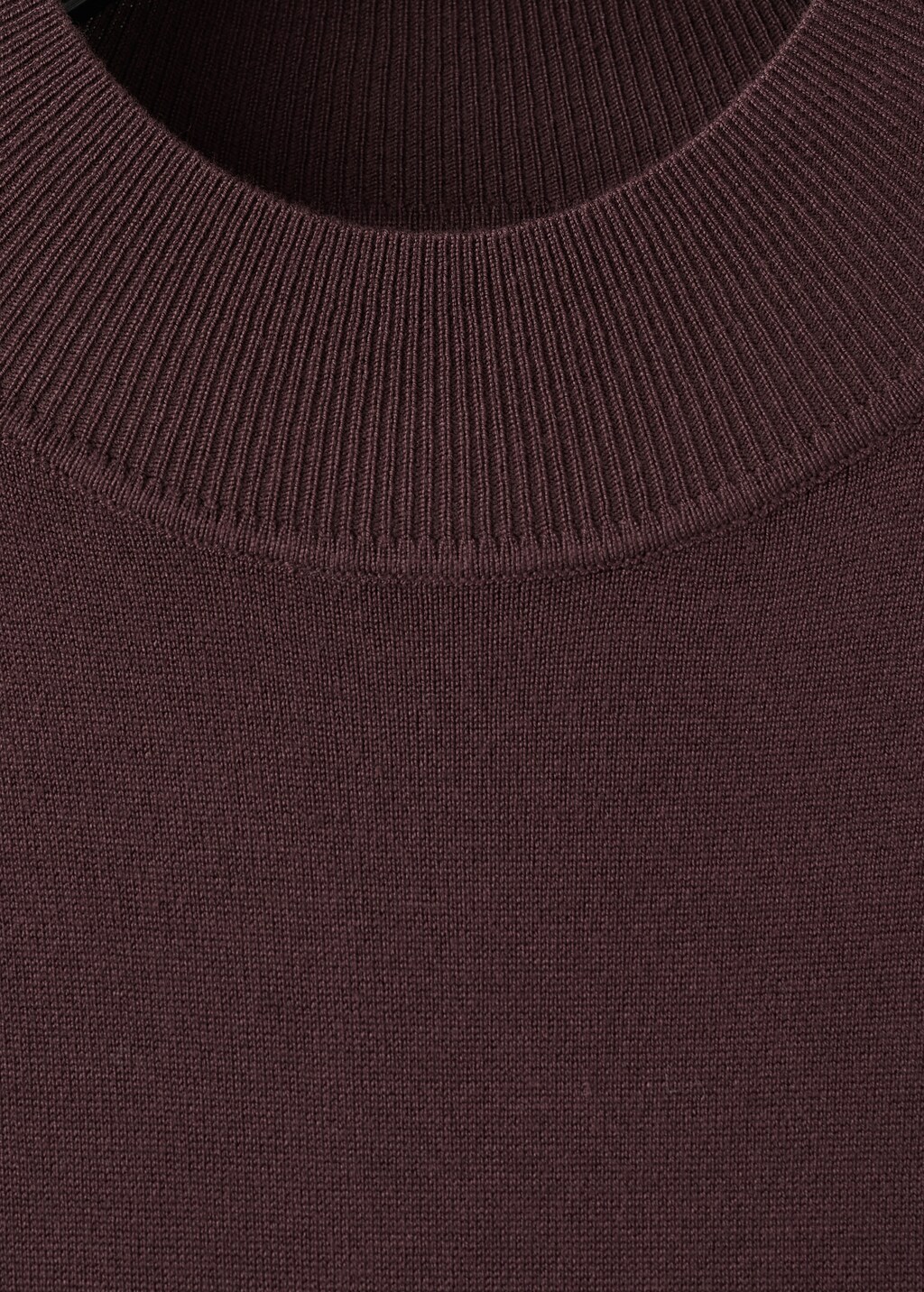 Mango Perkins-neck knitted dress