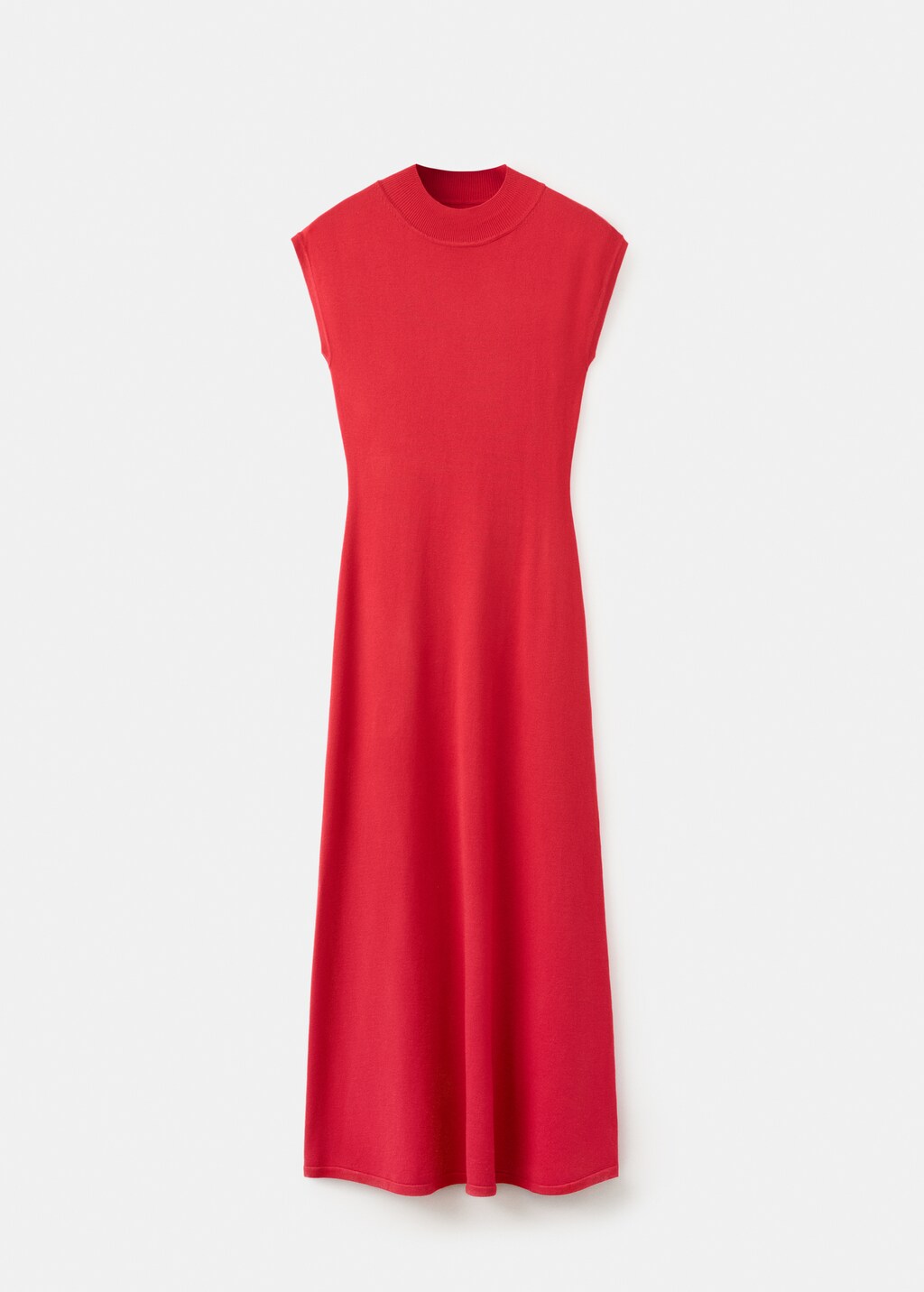 Perkins-neck knitted dress - image 2