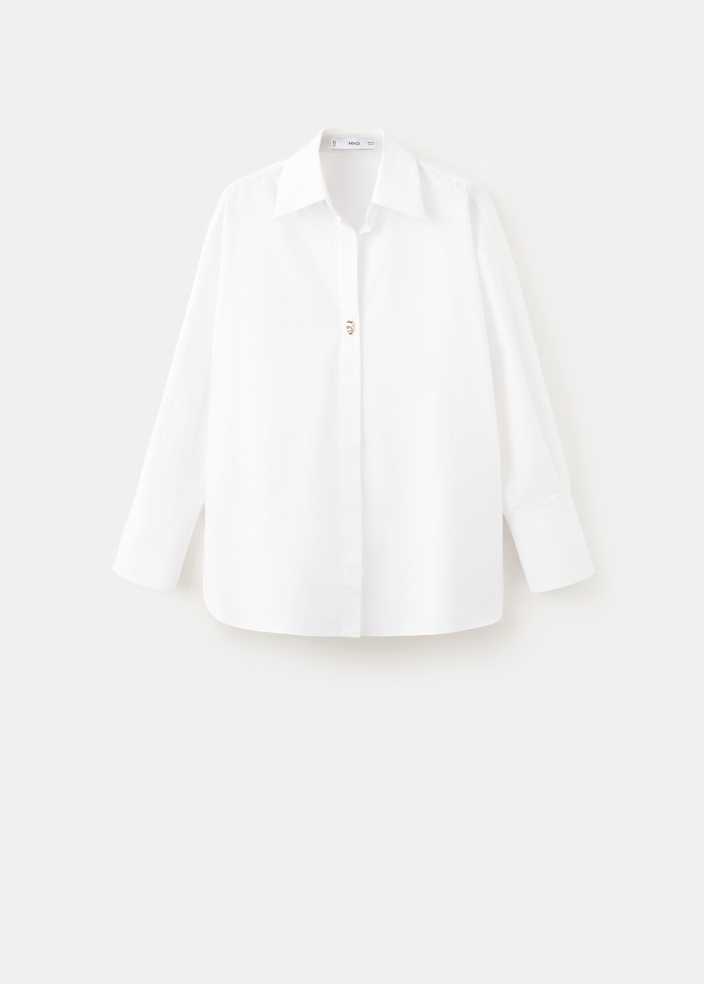 Oversize cotton shirt - image 3