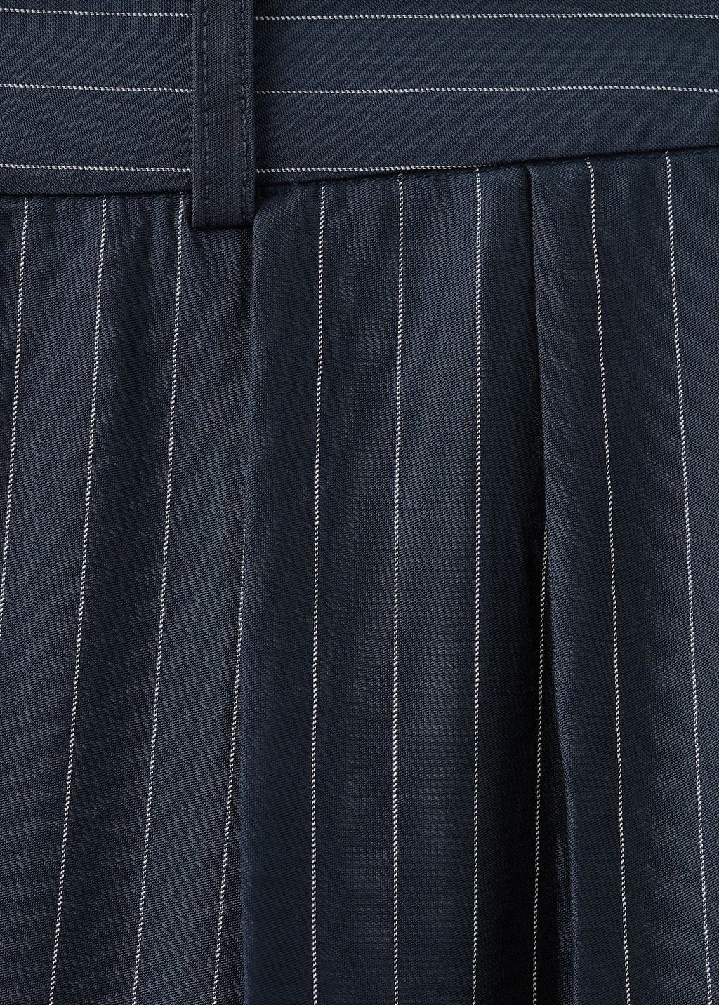 Pinstripe wide leg trousers - image 4