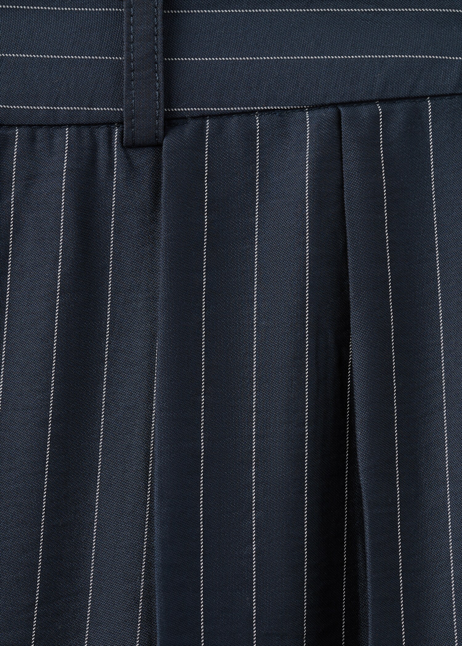 Pantalon large à rayures fines - Détail de l'article 0