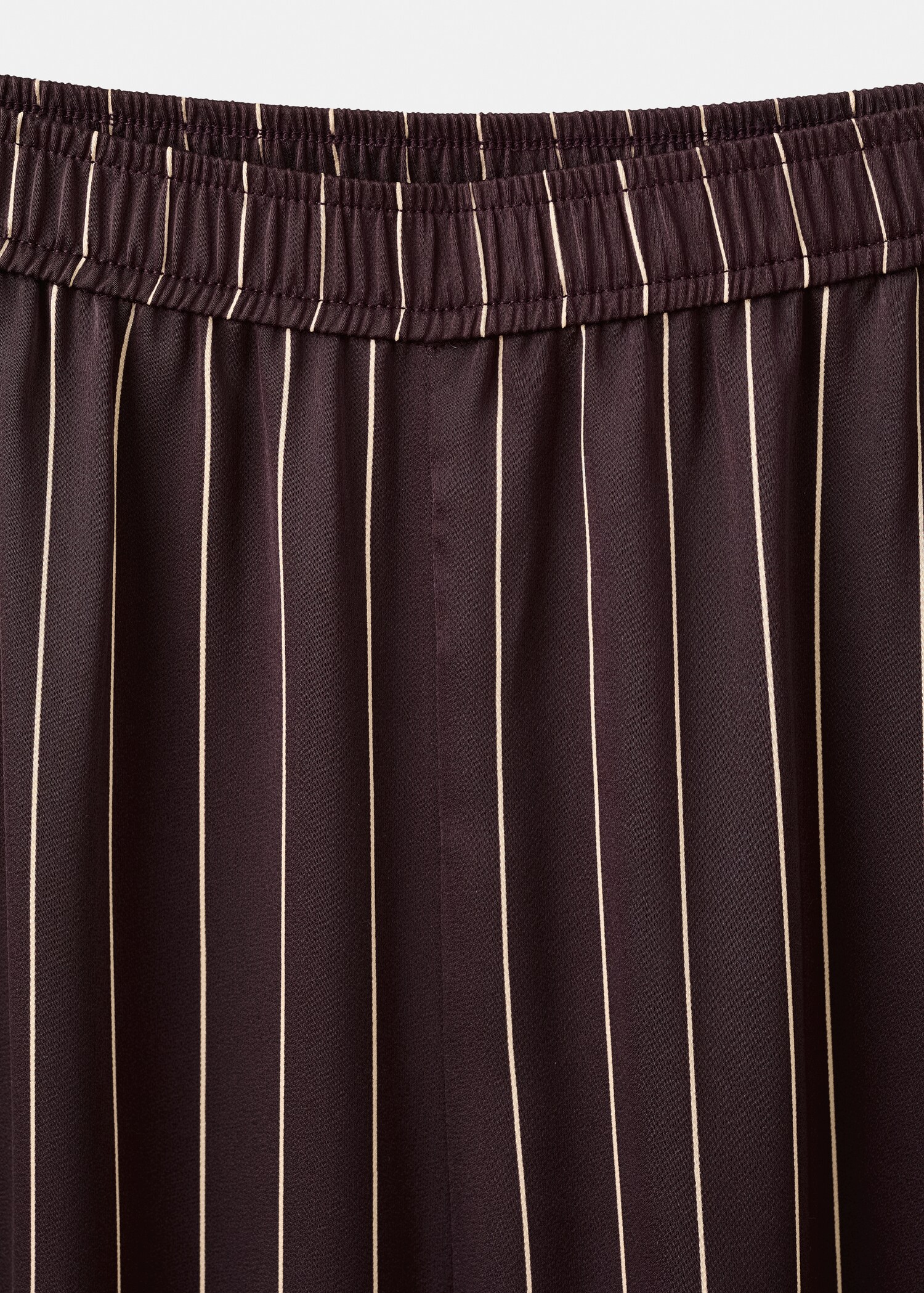 Geometric-print satin trousers - Details of the article 0