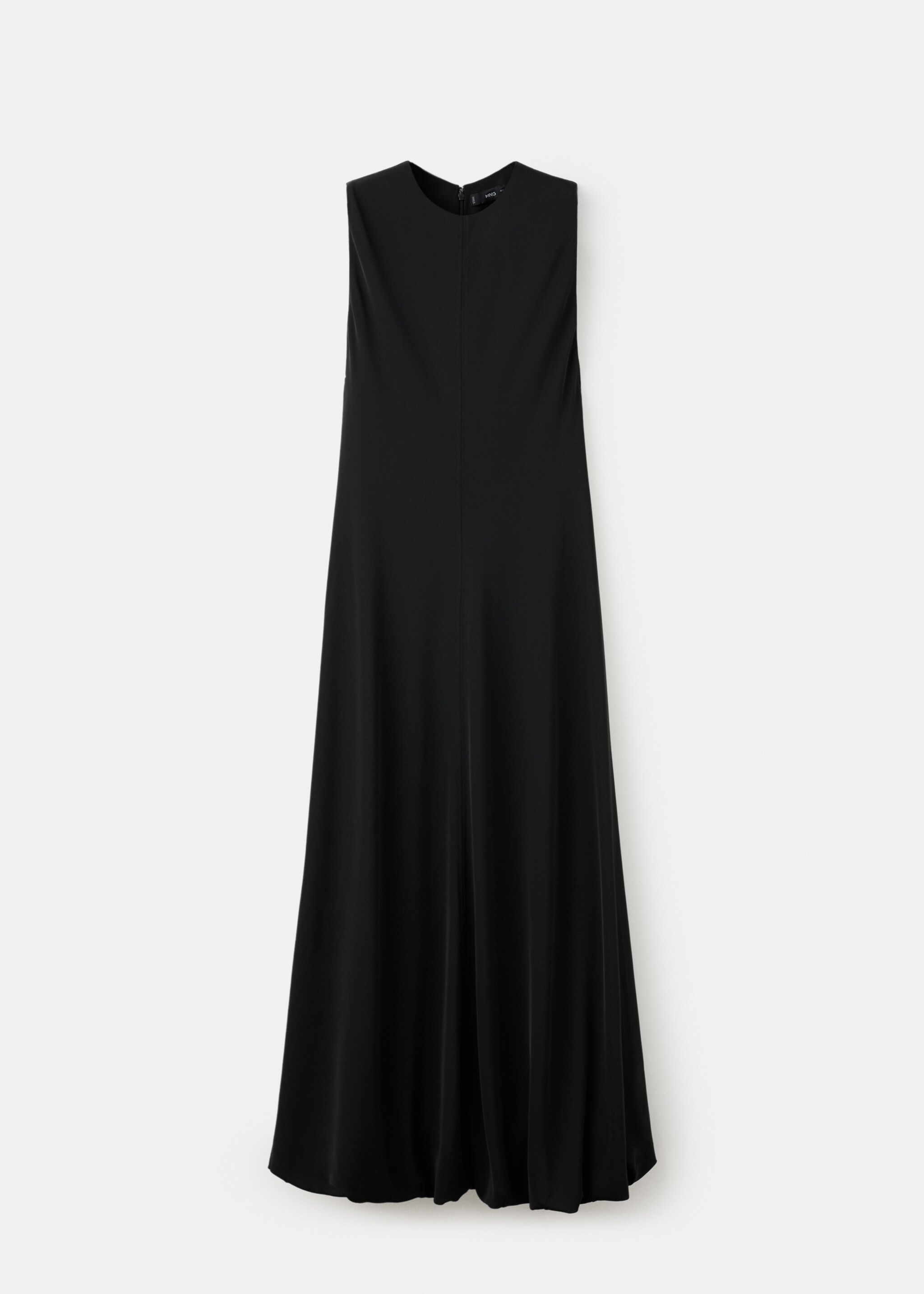 Flared cotton dress - Article without model, Black. Ref: 27054093-00.
