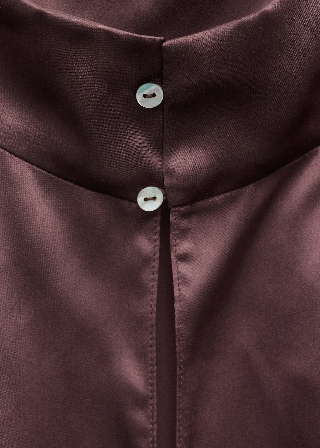 100% satin silk blouse - image 5