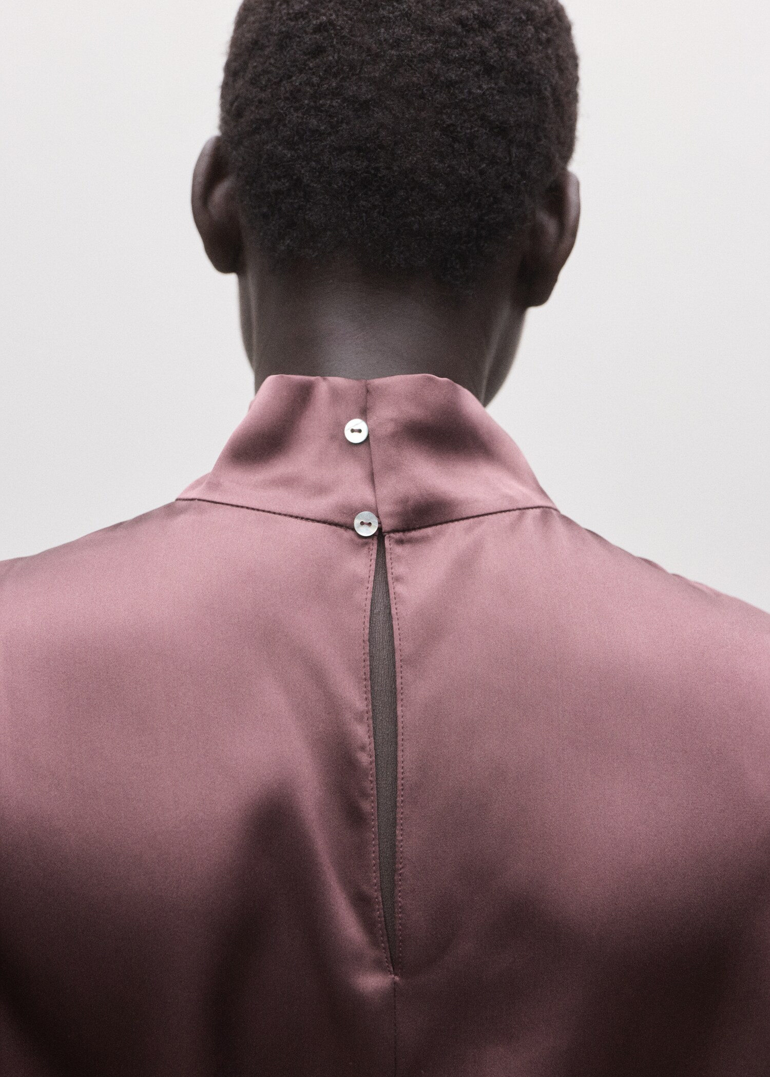 Blusa 100% seda satinada - Detalle del artículo 6