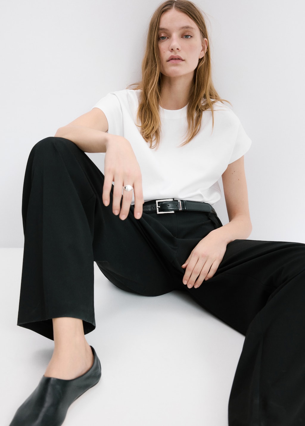 Mango Short-sleeved cotton t-shirt